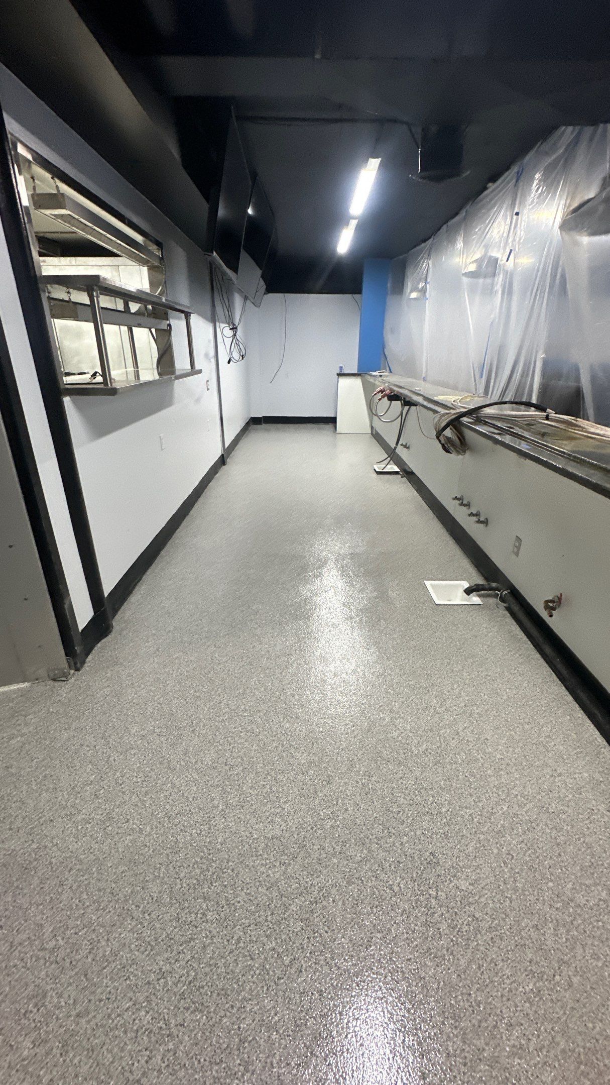 Commercial Kitchen Flooring using Slate Stone 1/8" by Croc Coatings, LLC