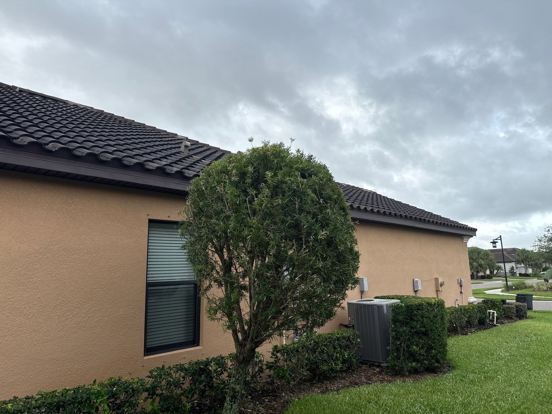 Tile Roof Cleaning & Paver Driveway Restoration – Artisan Lakes Esplanade, Palmetto, FL by Sunshine AquaWash