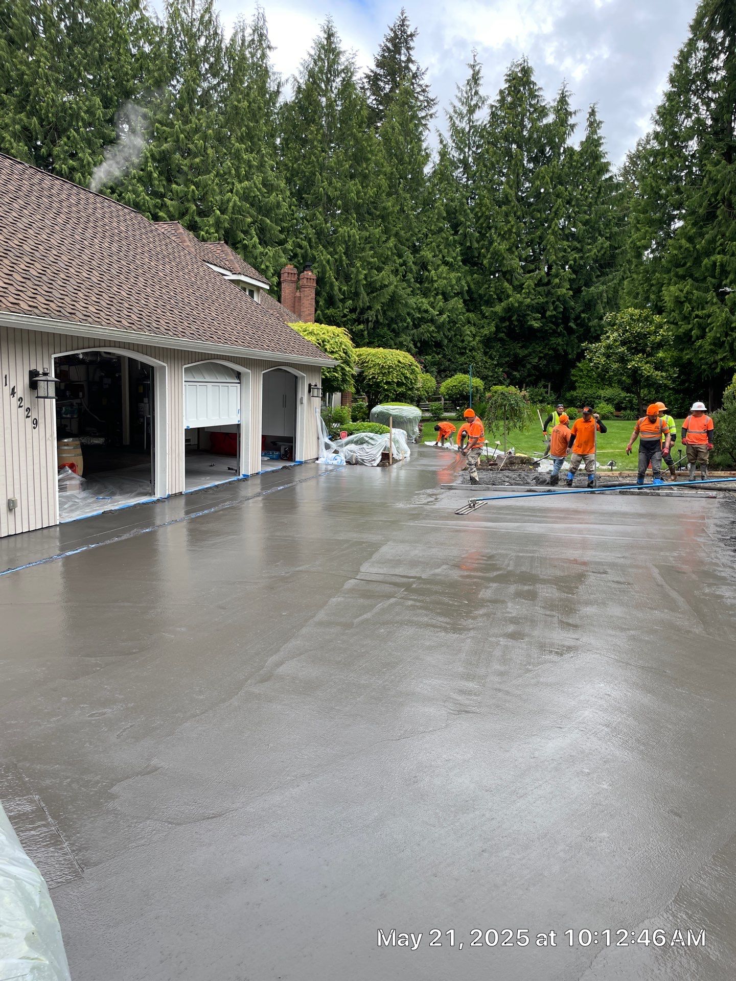 Stamped Concrete Driveway Renovation | Woodinville  by Jireh Asphalt & Concrete Inc 