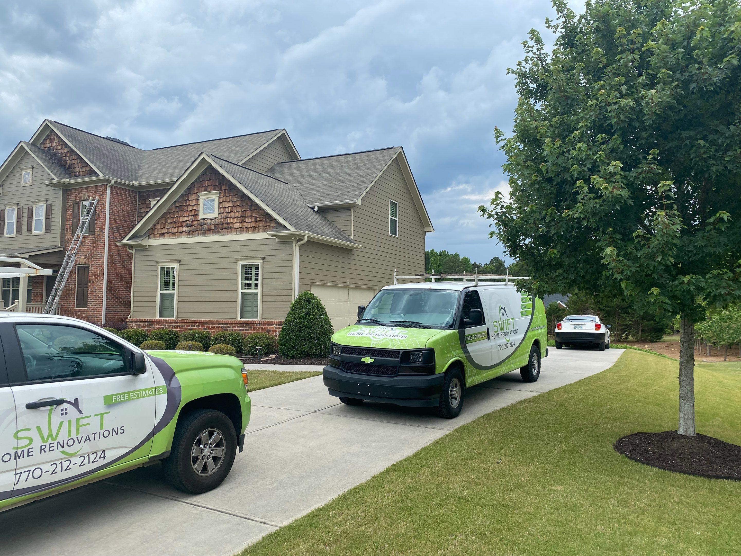 Full Exterior Painting and Siding Refresh in Powder Springs by Swift Home Renovations