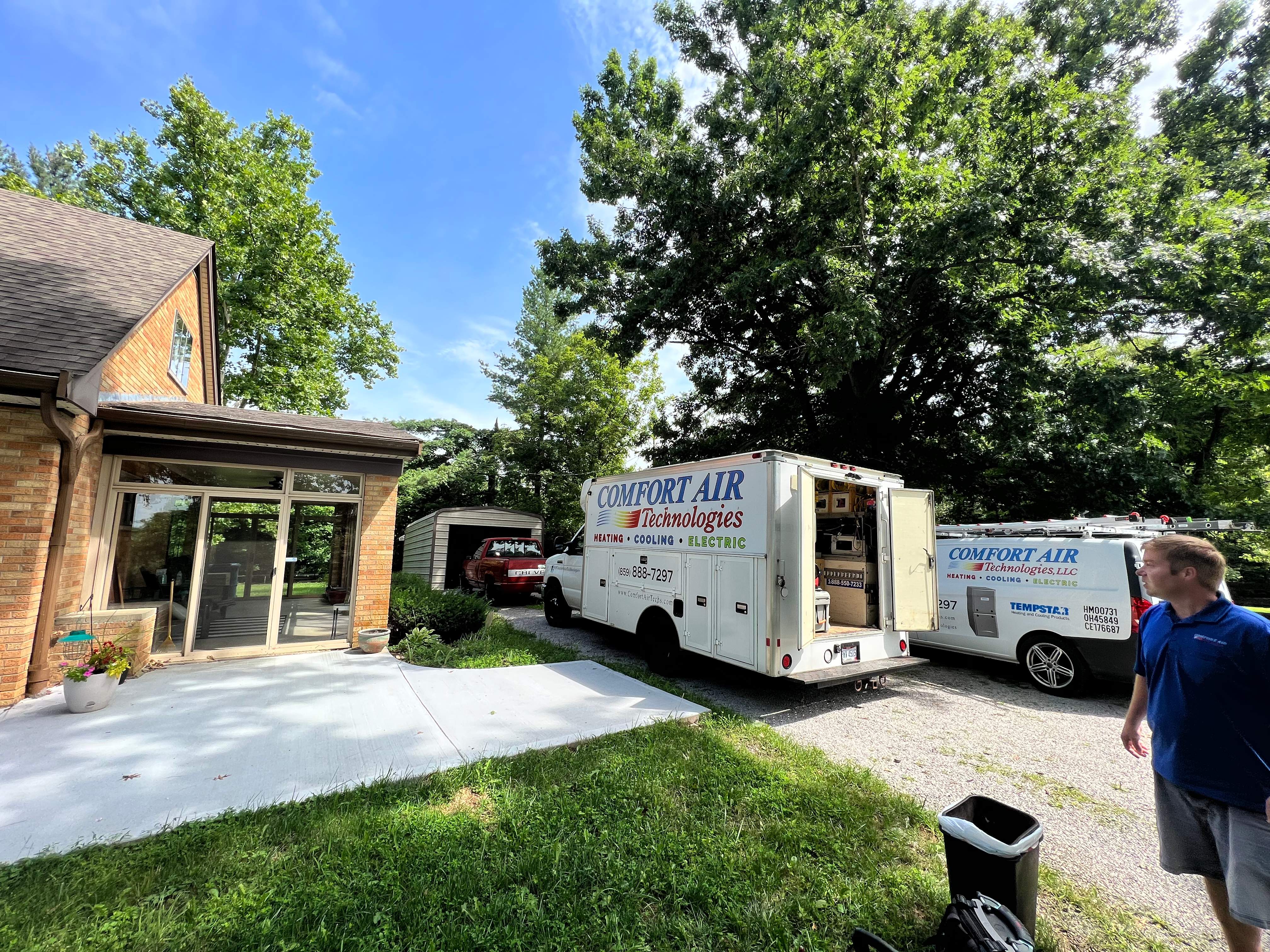 New Air Handler & Heat Pump Installation using Daikin Fit Series Equipment by Comfort Air Technologies