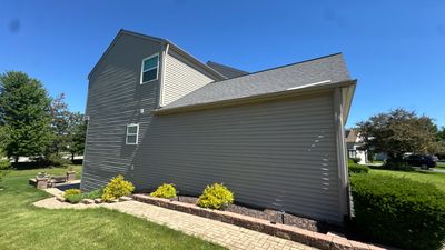 Turtle Shell gutter protection installation in Plainfield, IL 60585, photograph 19