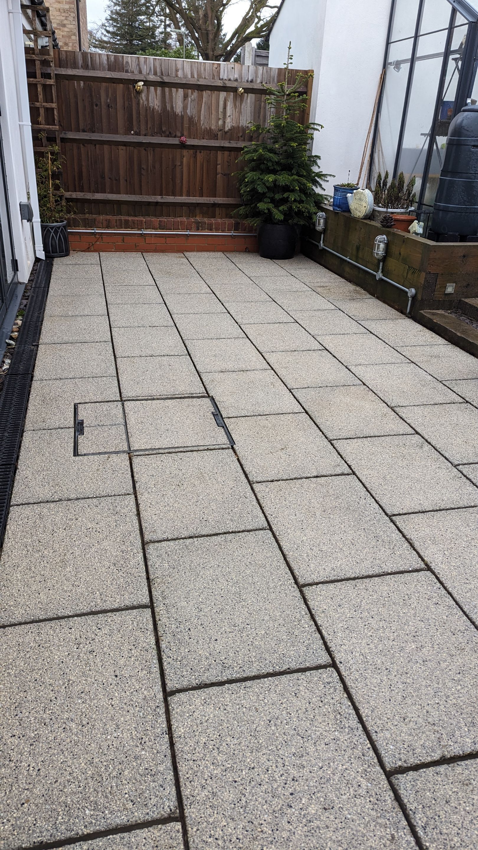 Render and patio clean using Softwash Equipment by Ges Exterior Cleaning ltd