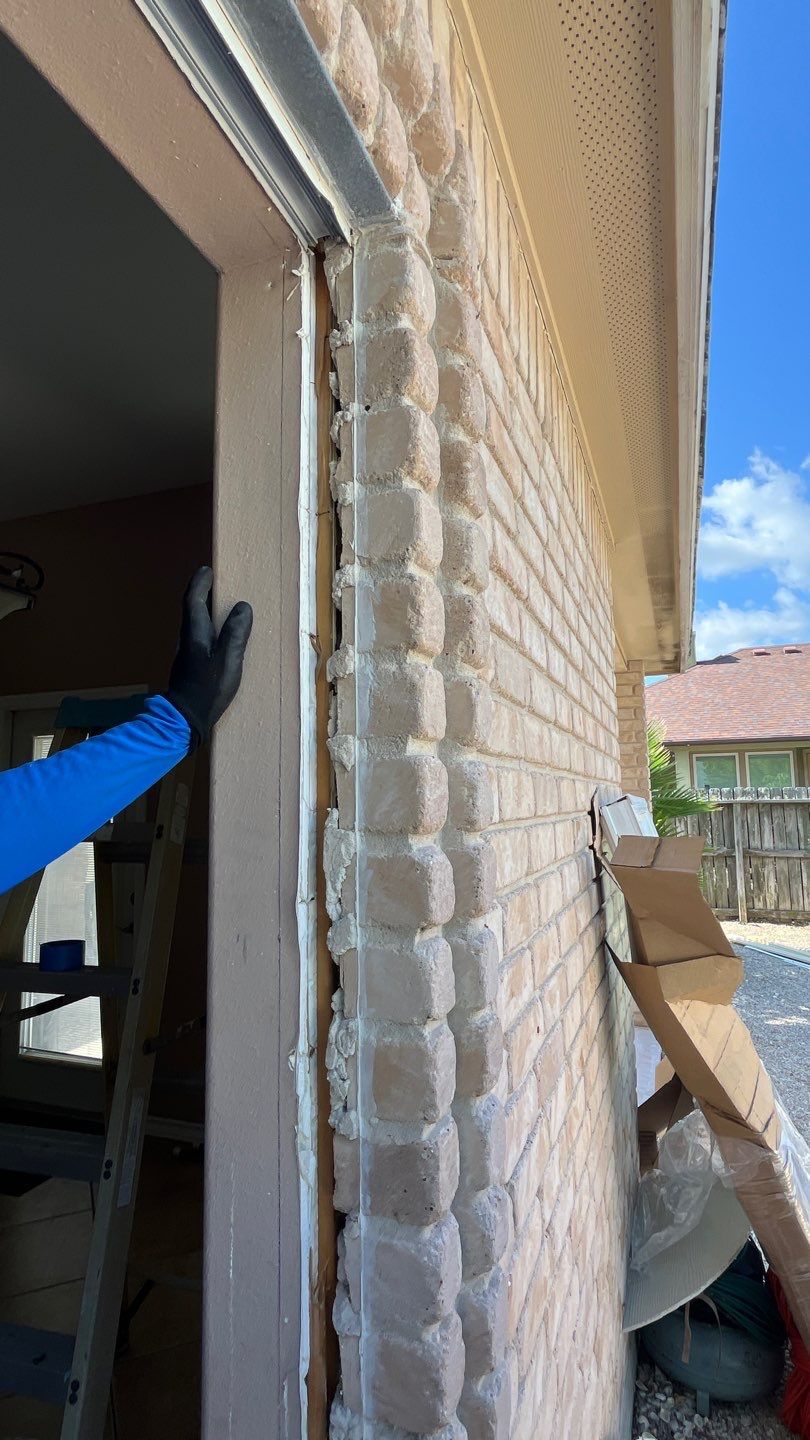 Curved Trim Windows by Bayfront Roofing and Construction