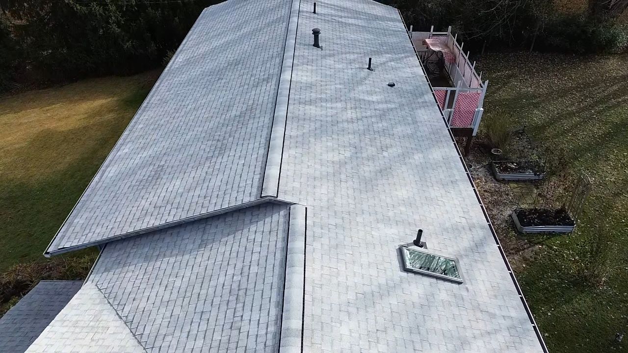 Atlas Pinnacle, Color, Oyster Shell, Drip Edge, Color, White by Eagle Eye Roofing