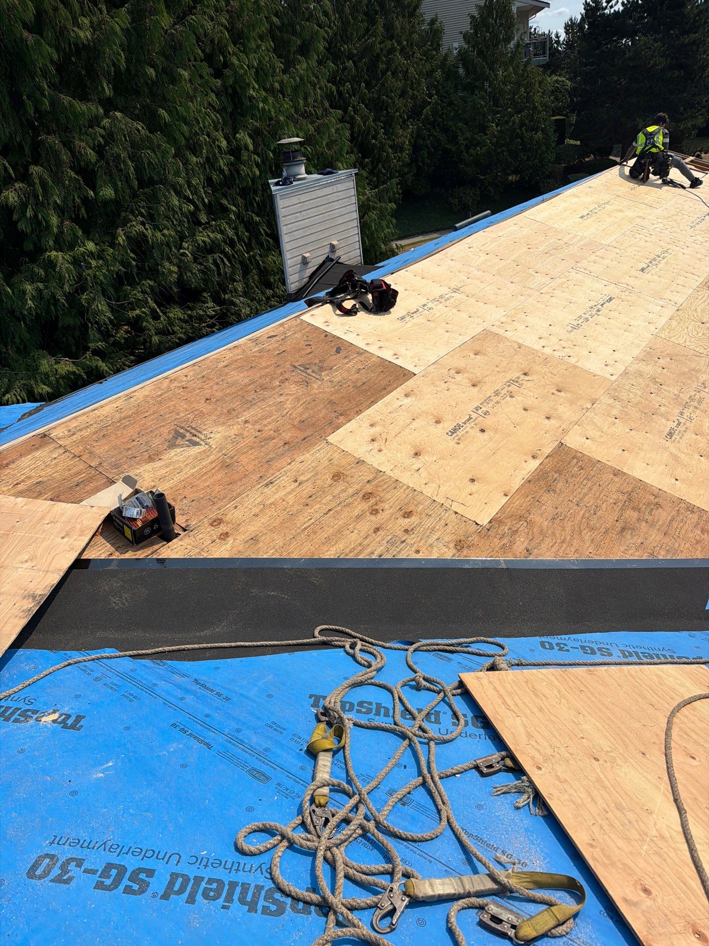 Residential Roofing Installation using GAF HDZ Shingles by Roofing Formula LLC