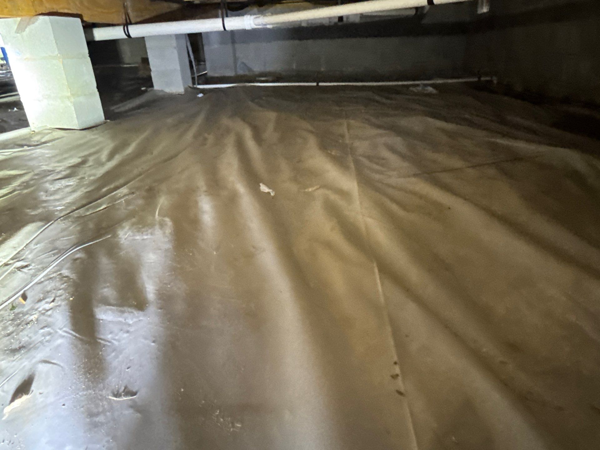 Project in Smithfield by Patriot Crawl Space Repairs