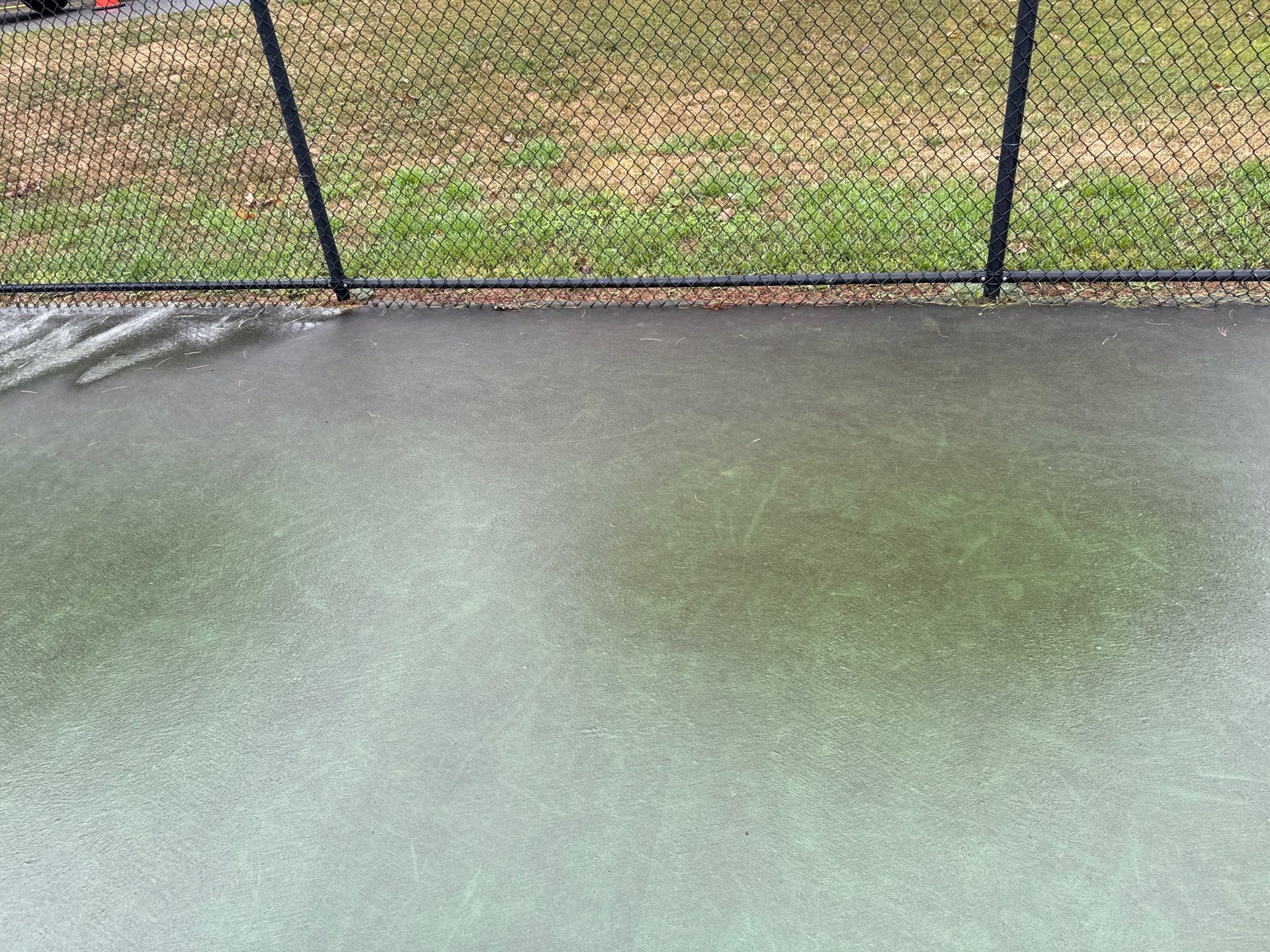 Soft Wash Tennis Court Cleaning by Clearview Washing