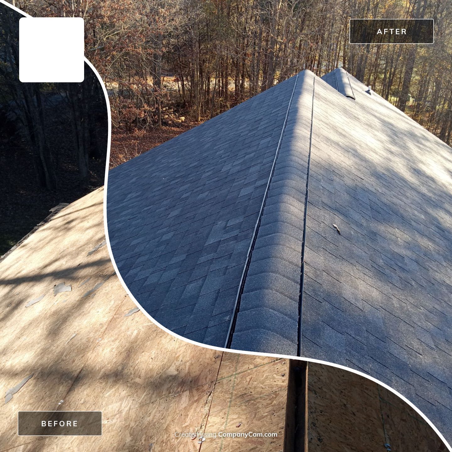 Residential Roofing Installation using Architectural shingles by BROCK BUILDERS 