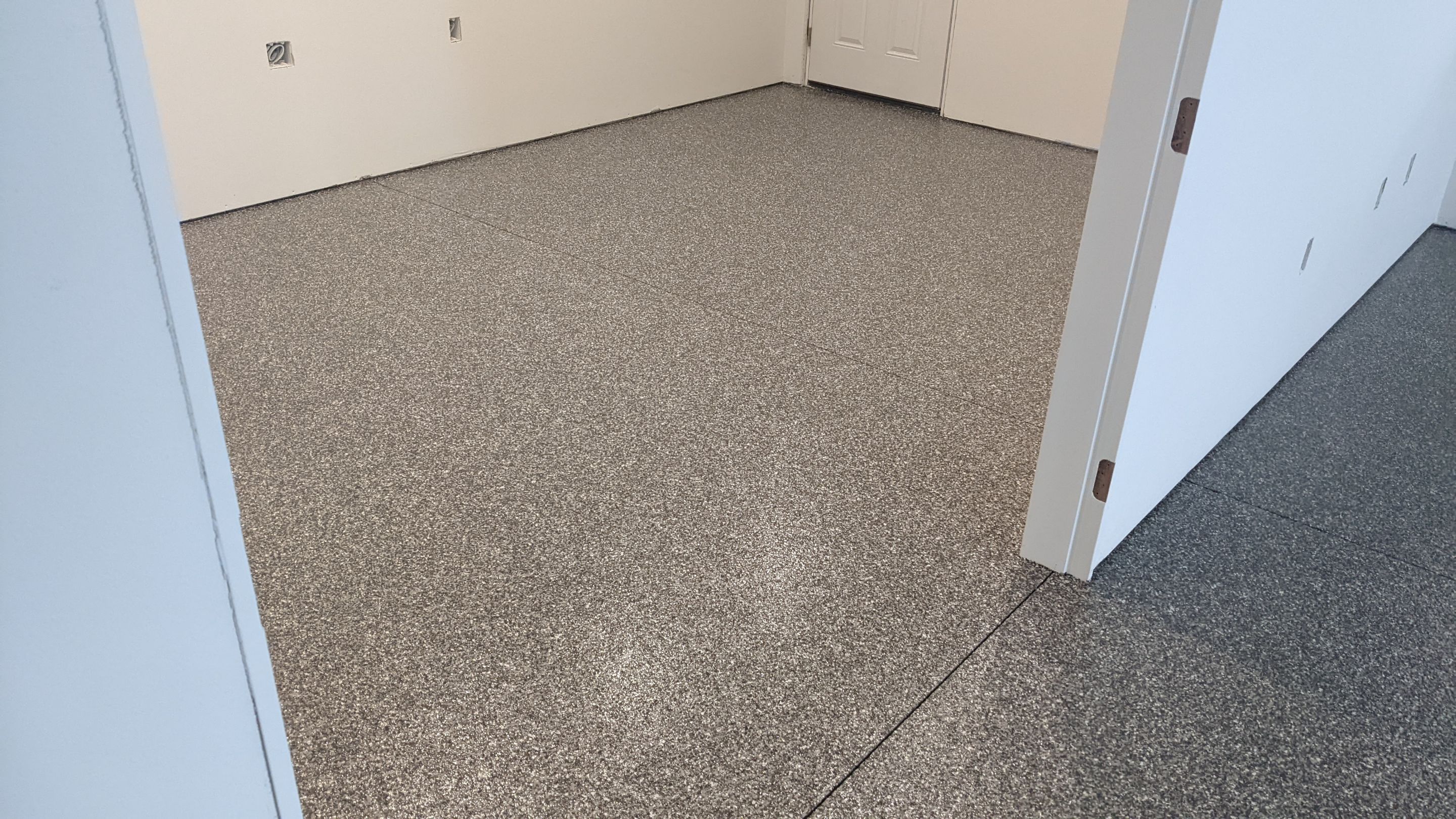 Garage Transformation using Silver Creek by Croc Coatings, LLC
