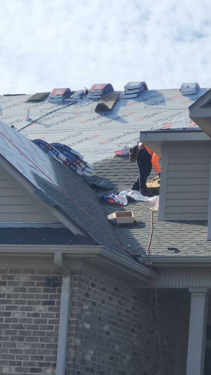 GAF Weathered Wood and Custom Copper by Just In Time Roofing and Restoration