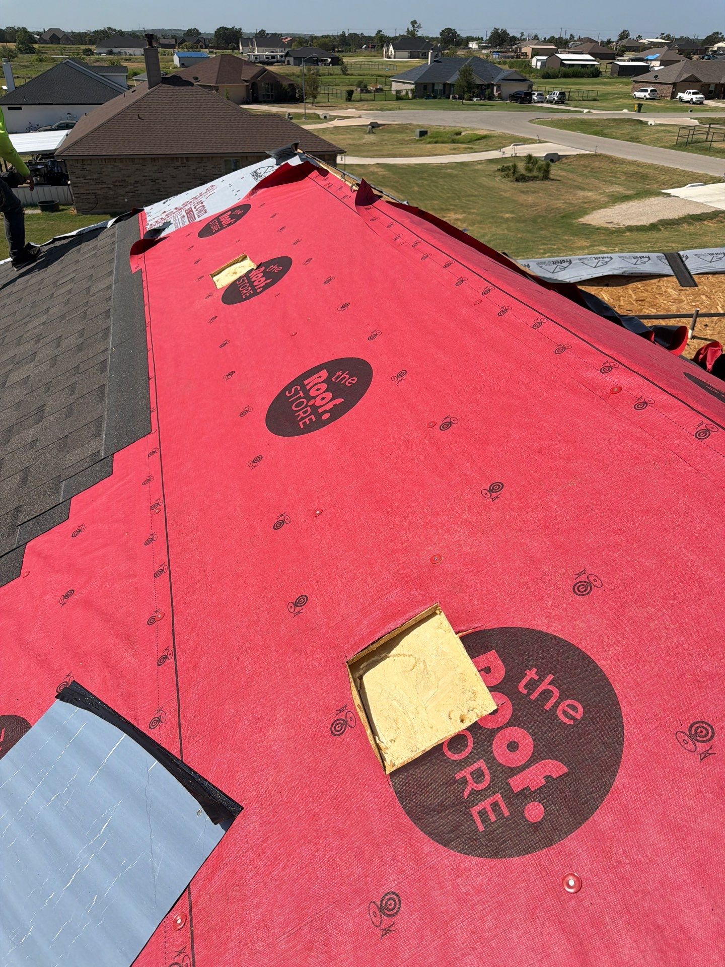 Residential Roof Replacement and Decking Repair in Springtown, Texas by Performance 1 Roofing
