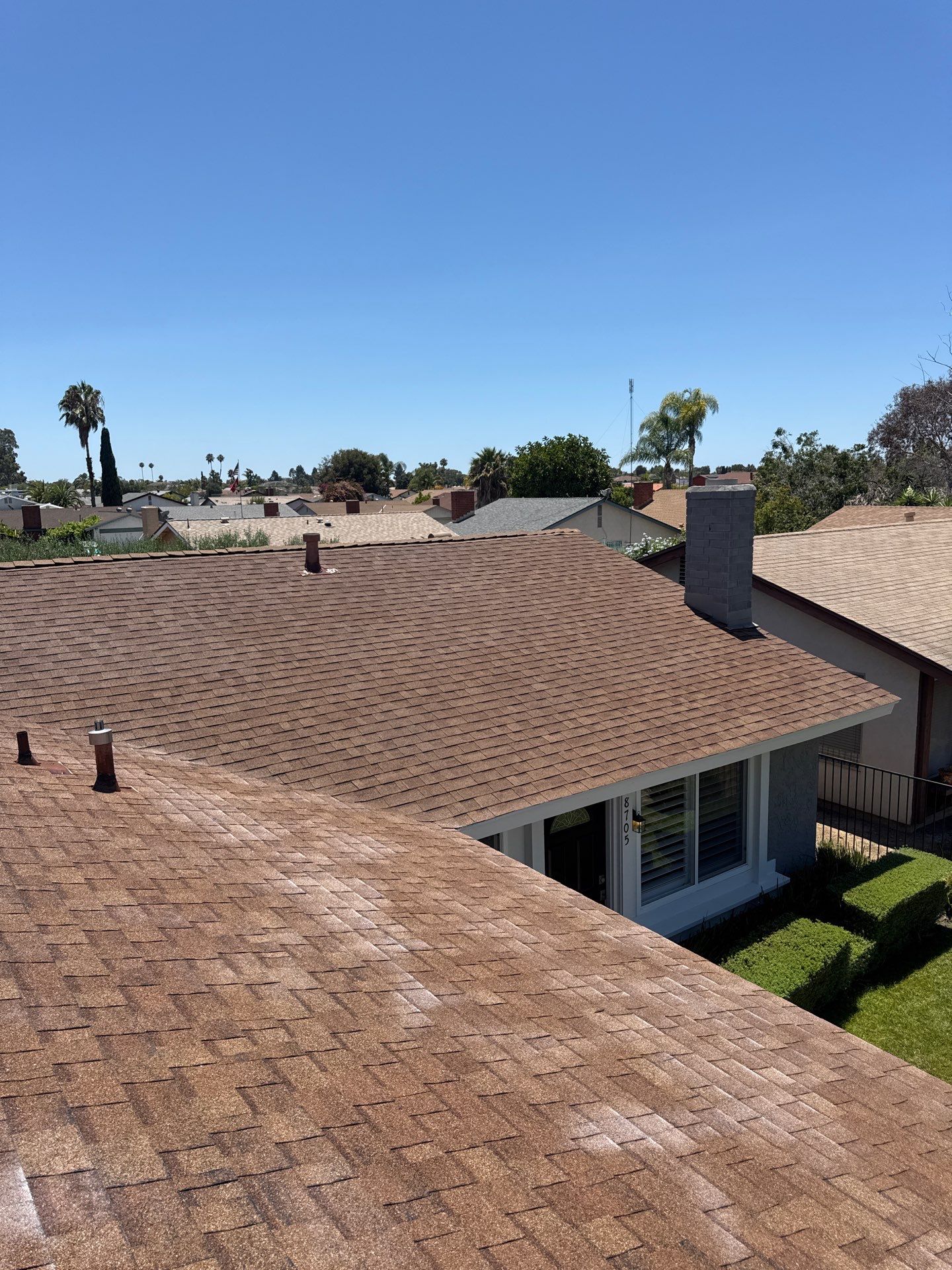 Asphalt Shingle Roof Rejuvenation and Vent Sealing in San Diego by Reliable Roofing San Diego Inc.