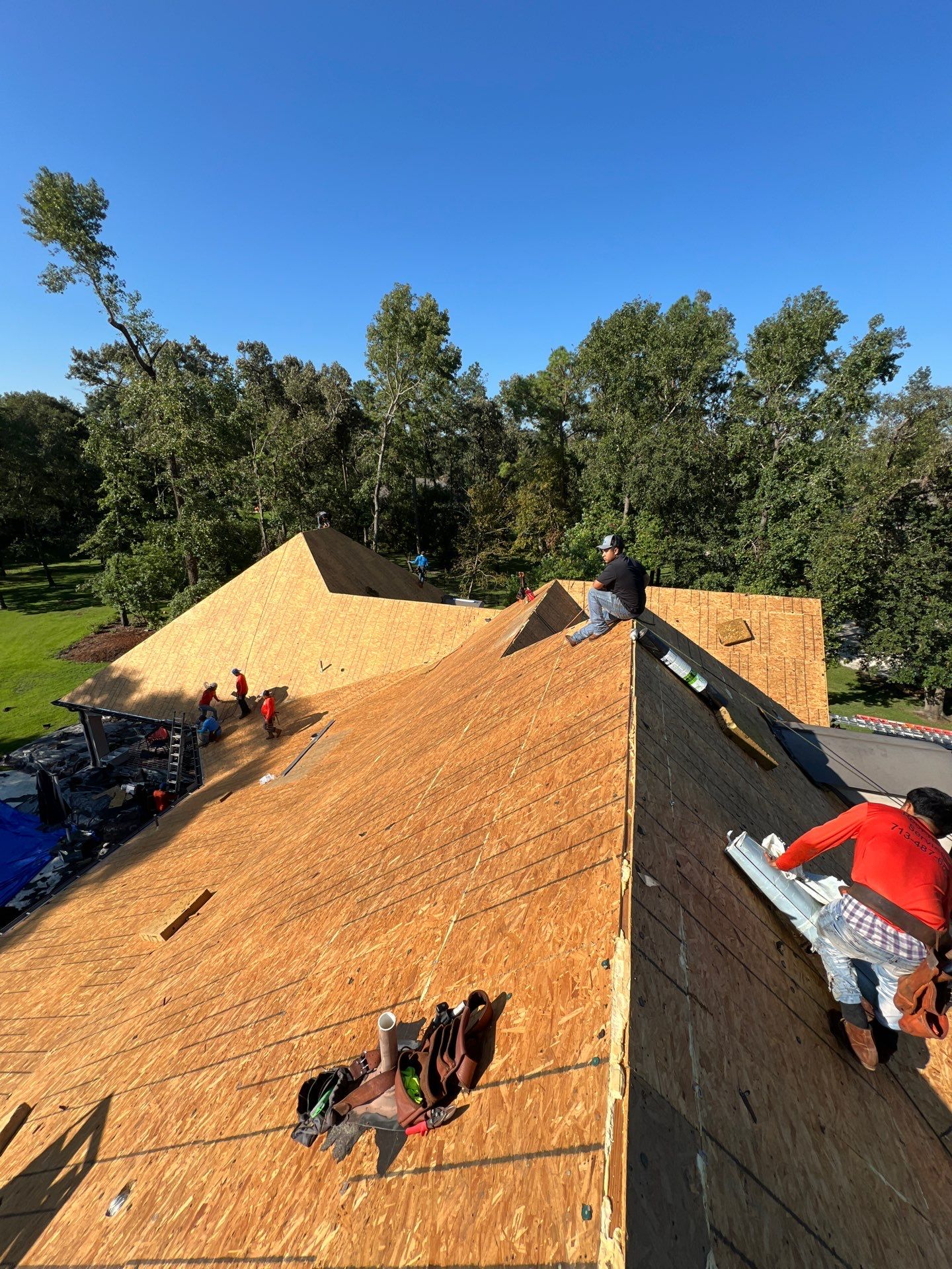 Residential Roofing Installation using Owen's Corning Duration (Lifetime) Shingles by Roof Repair Company