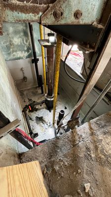 Condo Elevator Shaft Clean Out and Remove Bloackage in Storm Drain System