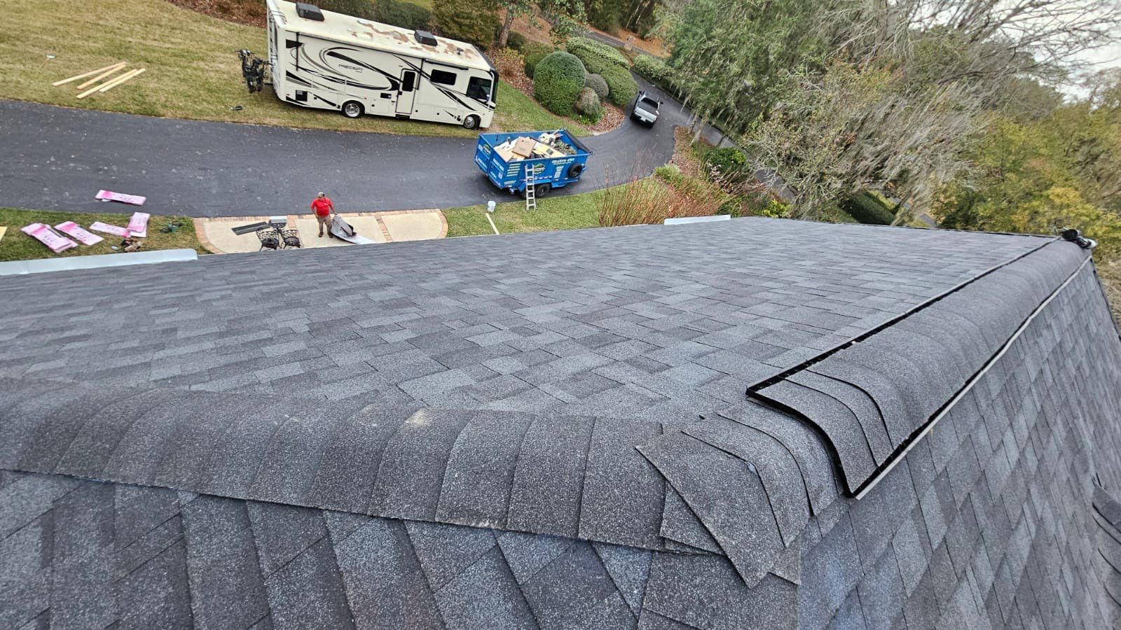 Large 60 sq reroof in Gainesville, FL by Brehm Roofing