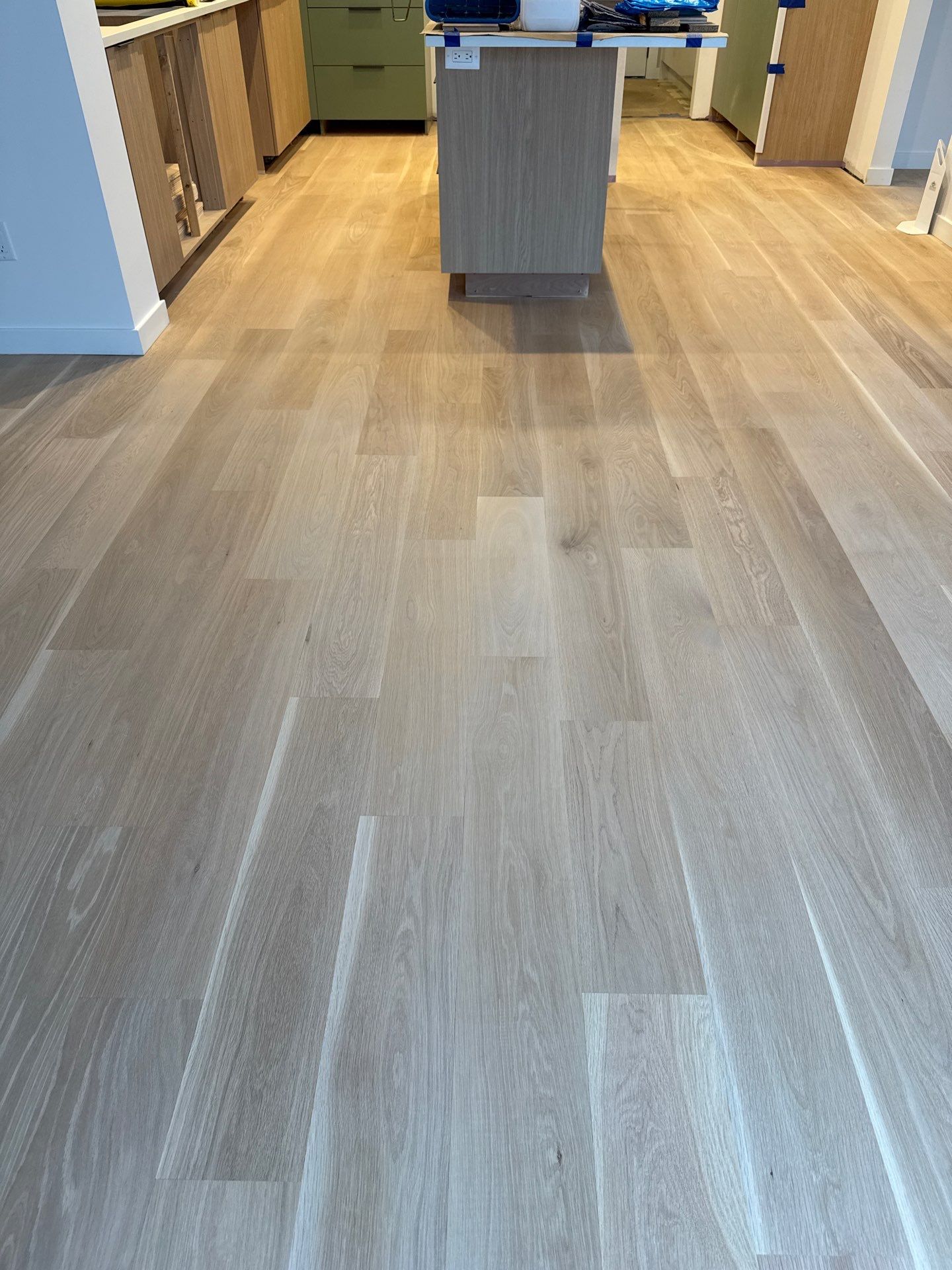 7 inch white Oak invisible finish by Ann Arbor Hardwoods