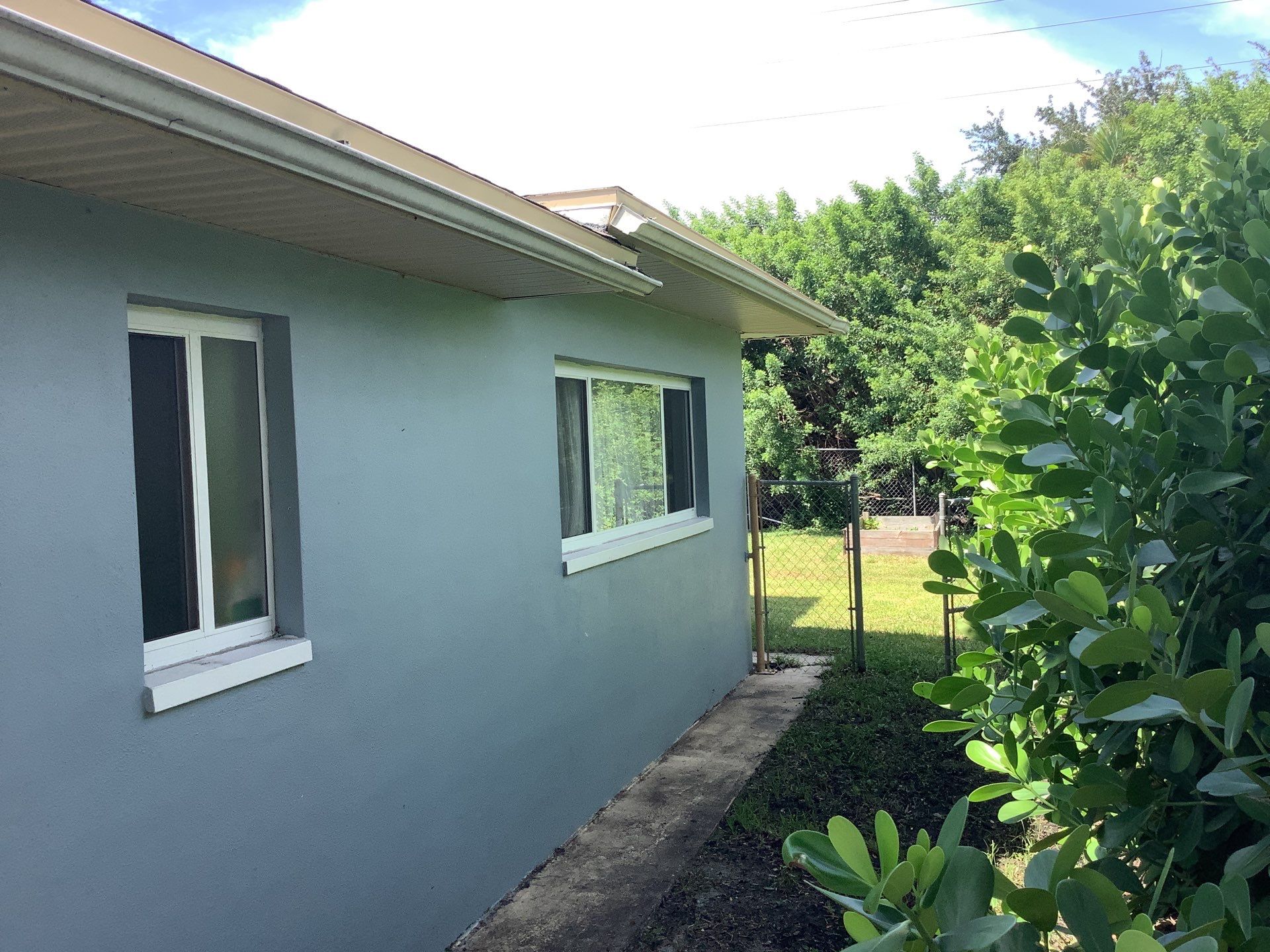 Finished Project Gutter Installation and Downspouts in Cape Coral FL by Gutter Professors