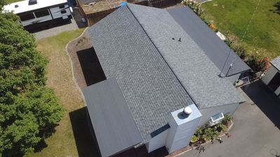 Residential Roof Replacement and Flat Roof Conversion Jefferson St Richland, WA