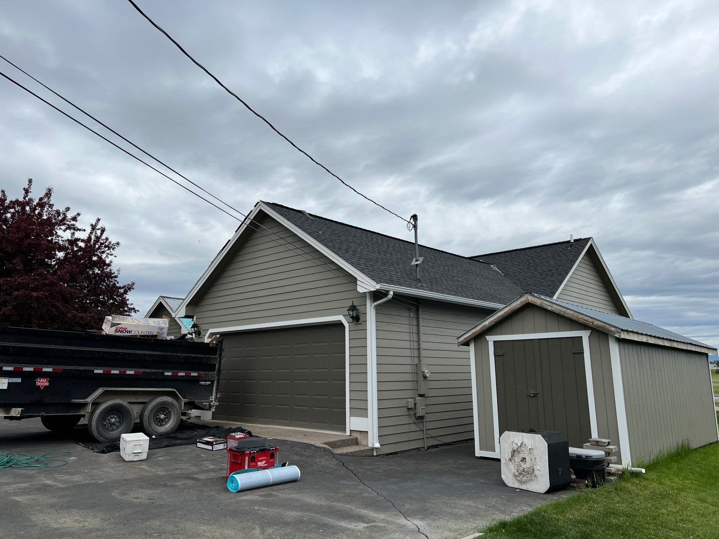 GAF Timberline HDZ - Charcoal by Montana Roofing Solutions