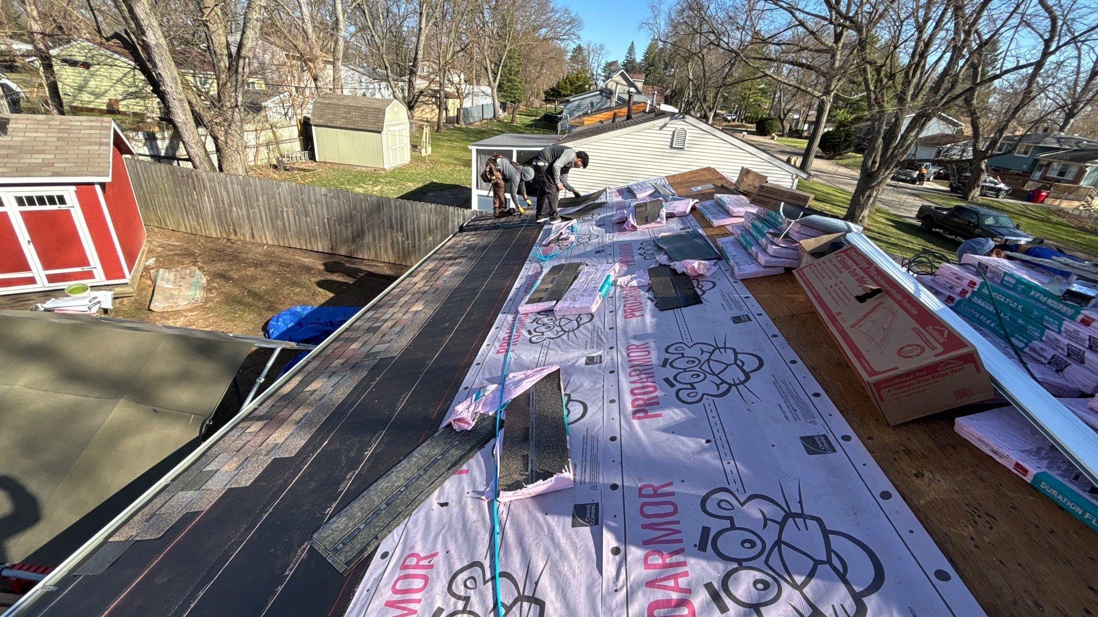 Roof Replacement using Owens Corning Summer Harvest by 180 Contractors