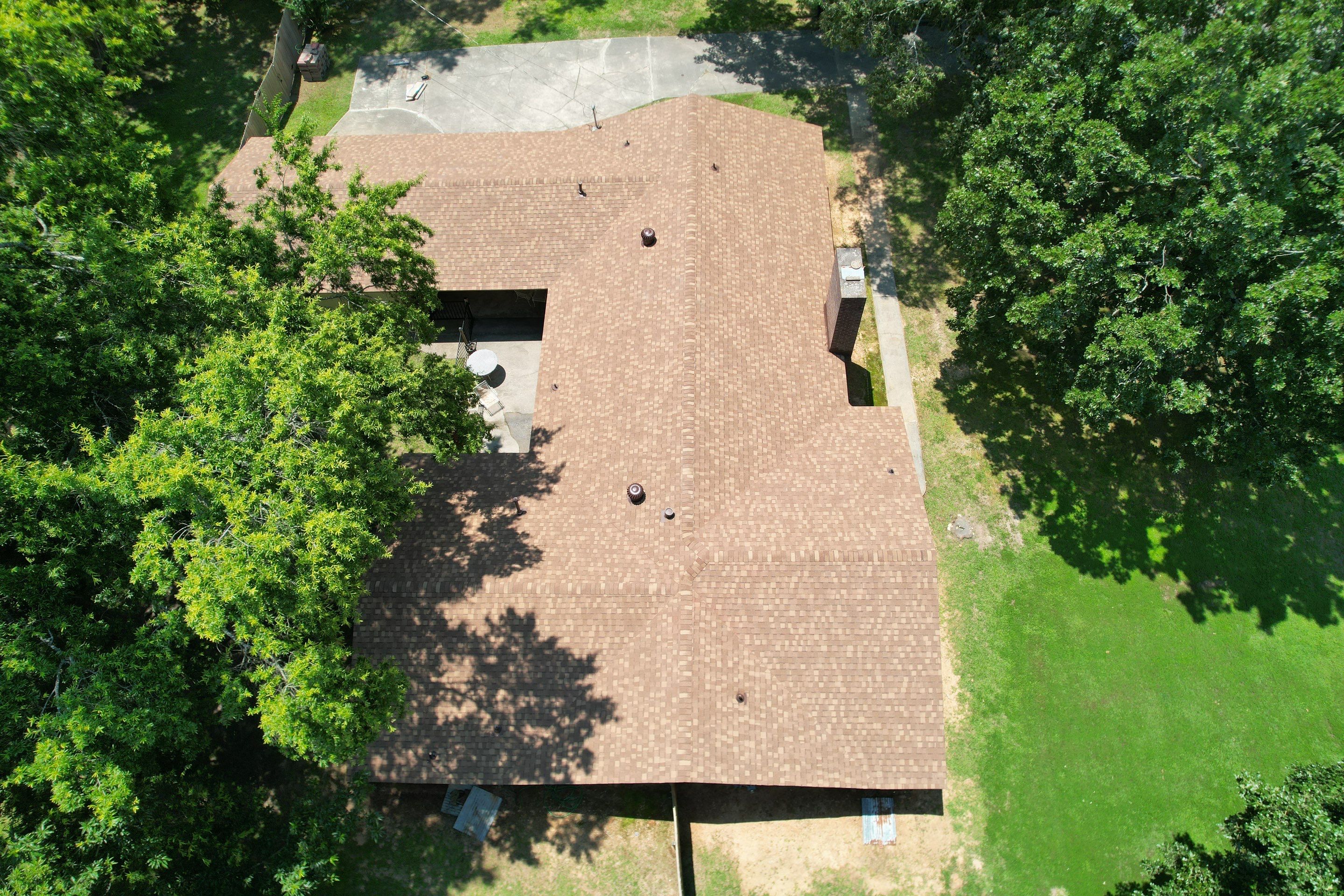 Storm Restoration Reroof: 25 Year 3-Tab Shingle by Hostetler Roofing