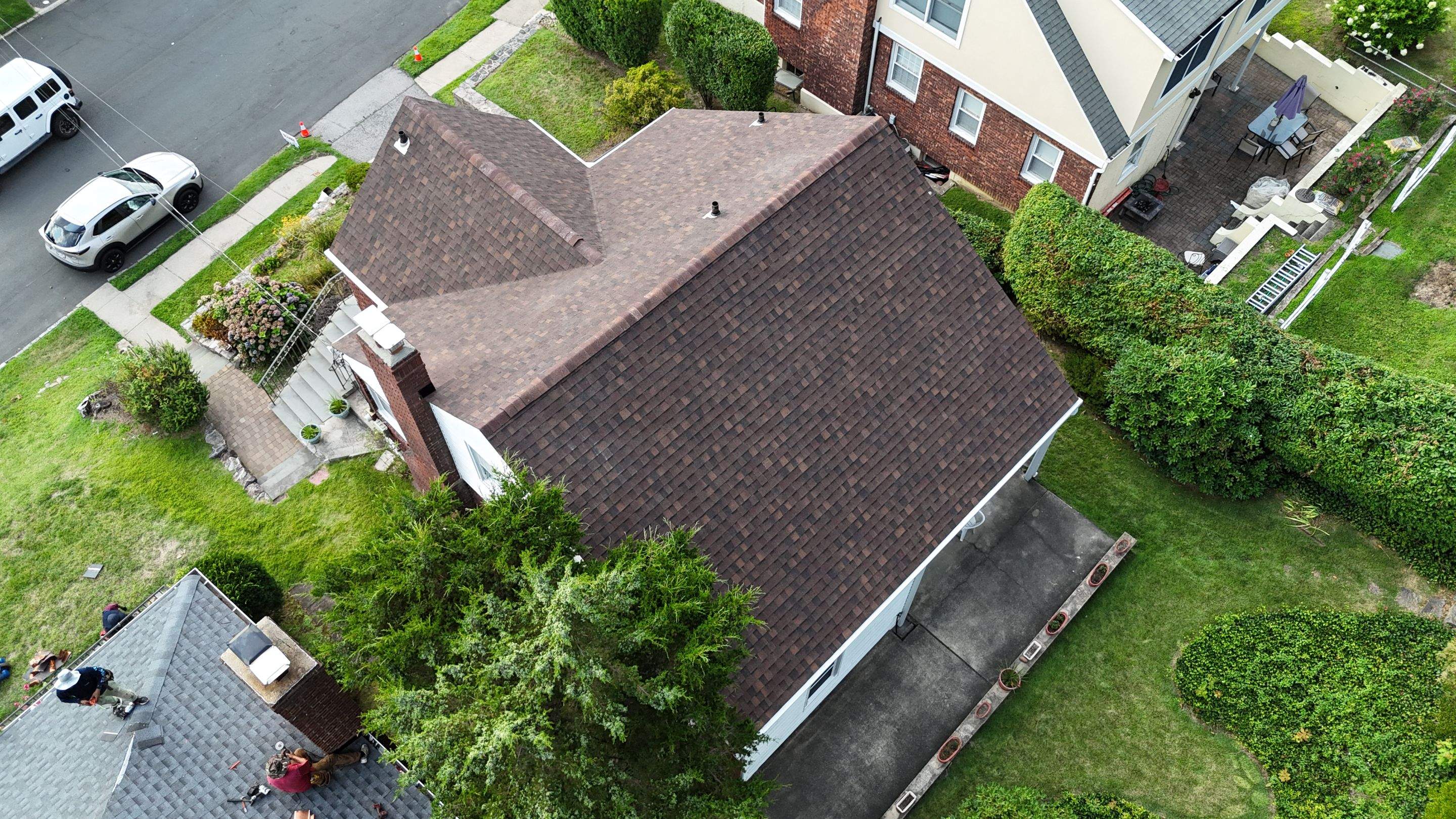 Project in Yonkers by The Energy Efficient Roofer & George's Seamless Gutters