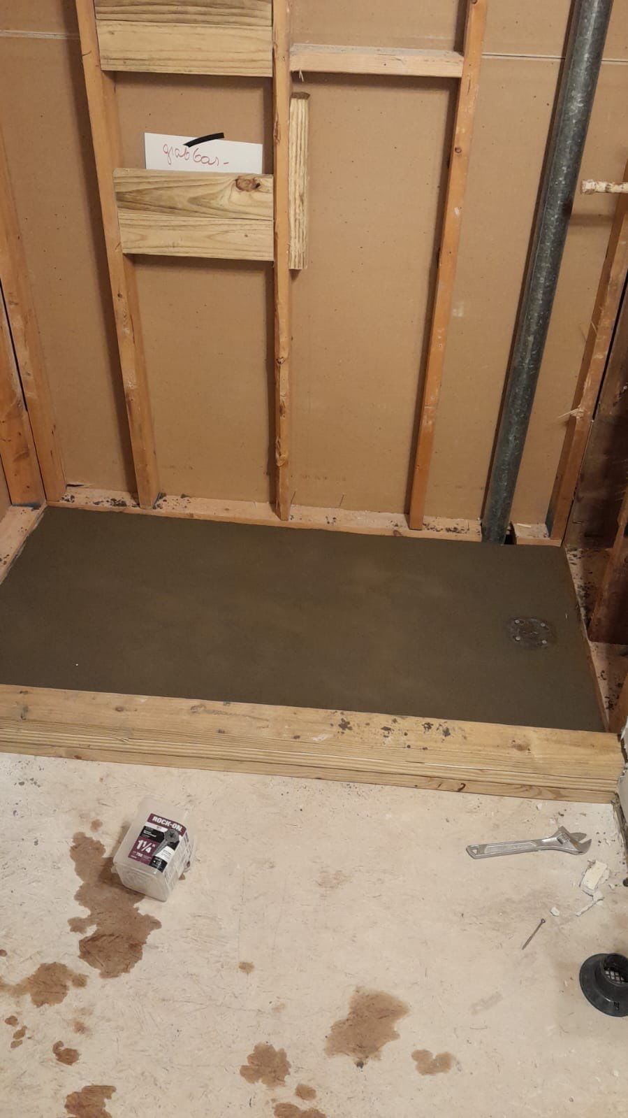 Sleek bathroom shower remodel by Footprints Floors of East Atlanta