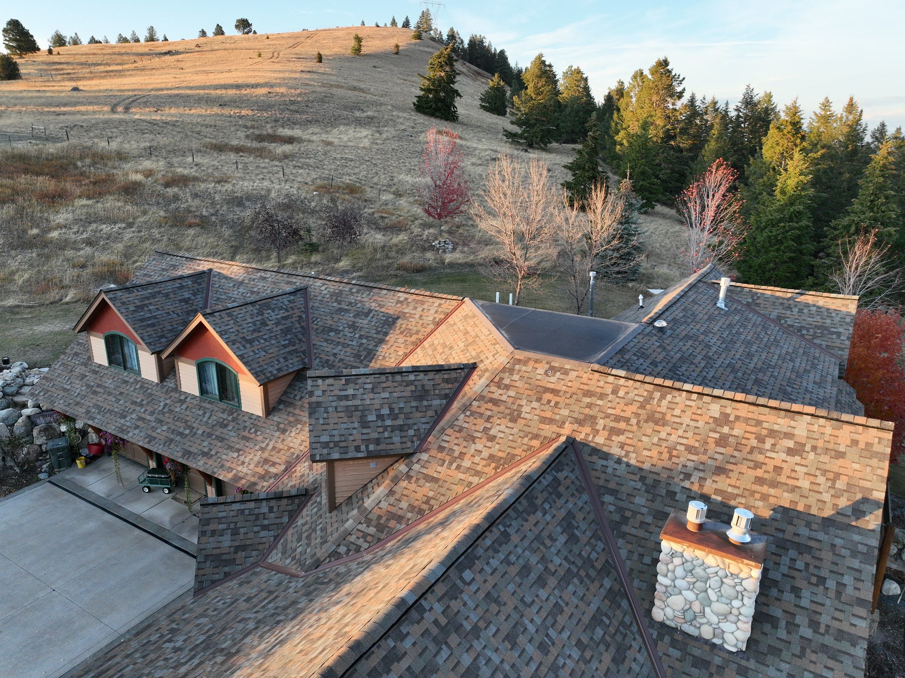 Owens Corning TruDefinition Duration - Aged Copper by Montana Roofing Solutions