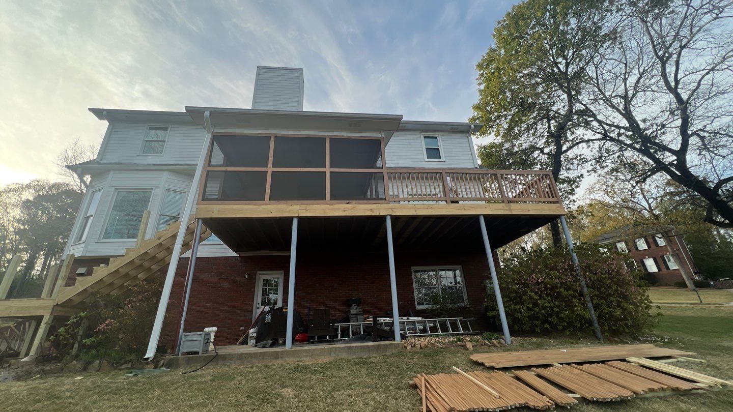 Shades Pointe Lane - Deck Installation  by Pillar and Pine