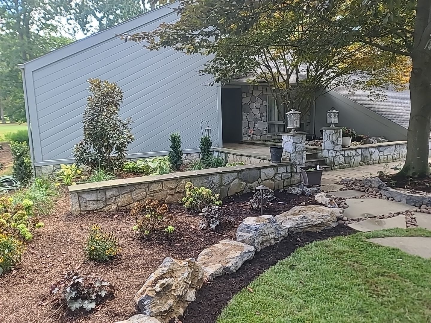 Penn National Project by Potted Luck Landscape