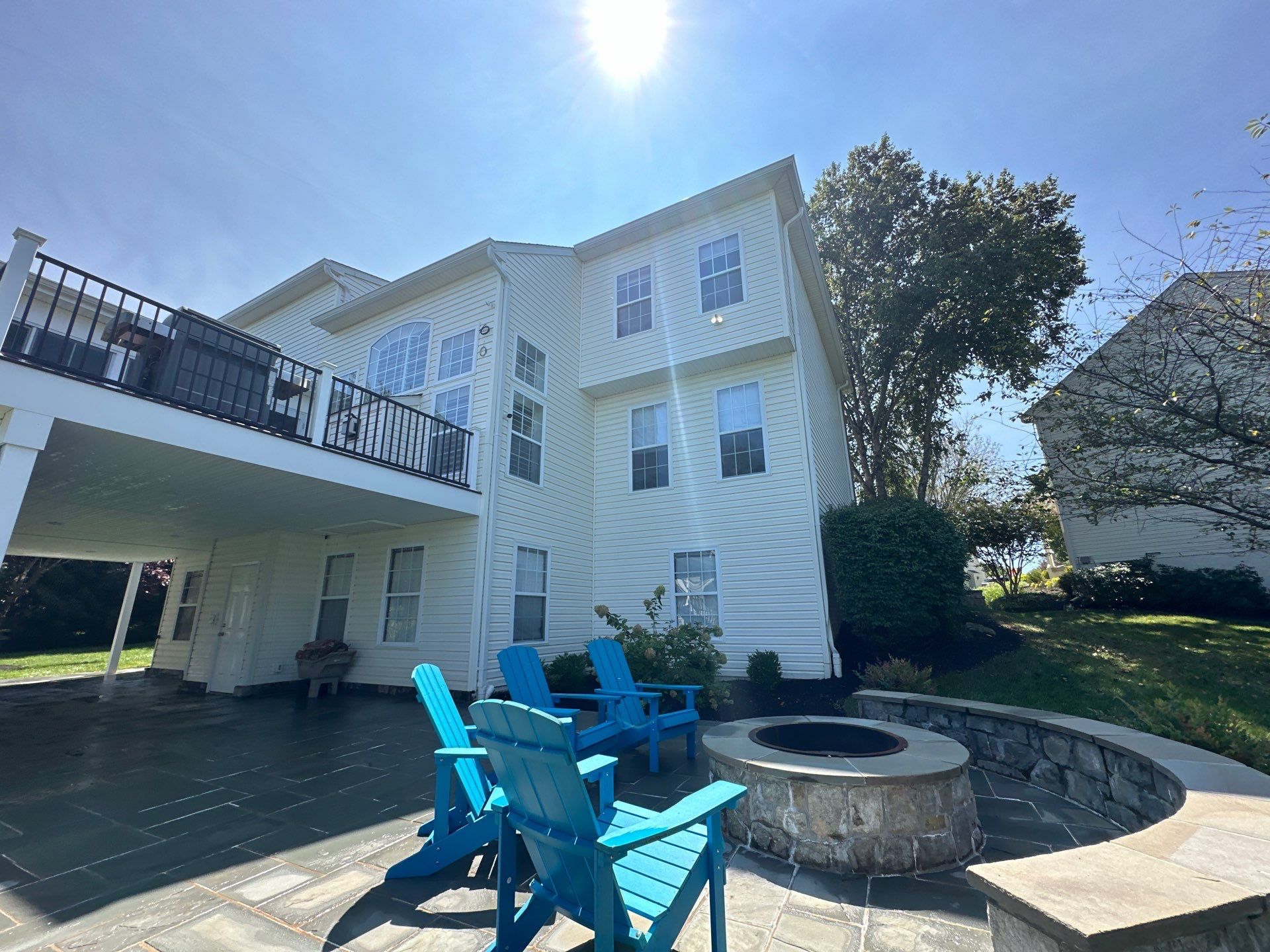 House  and deck washing  by Baltimore Pressure Washers Inc.