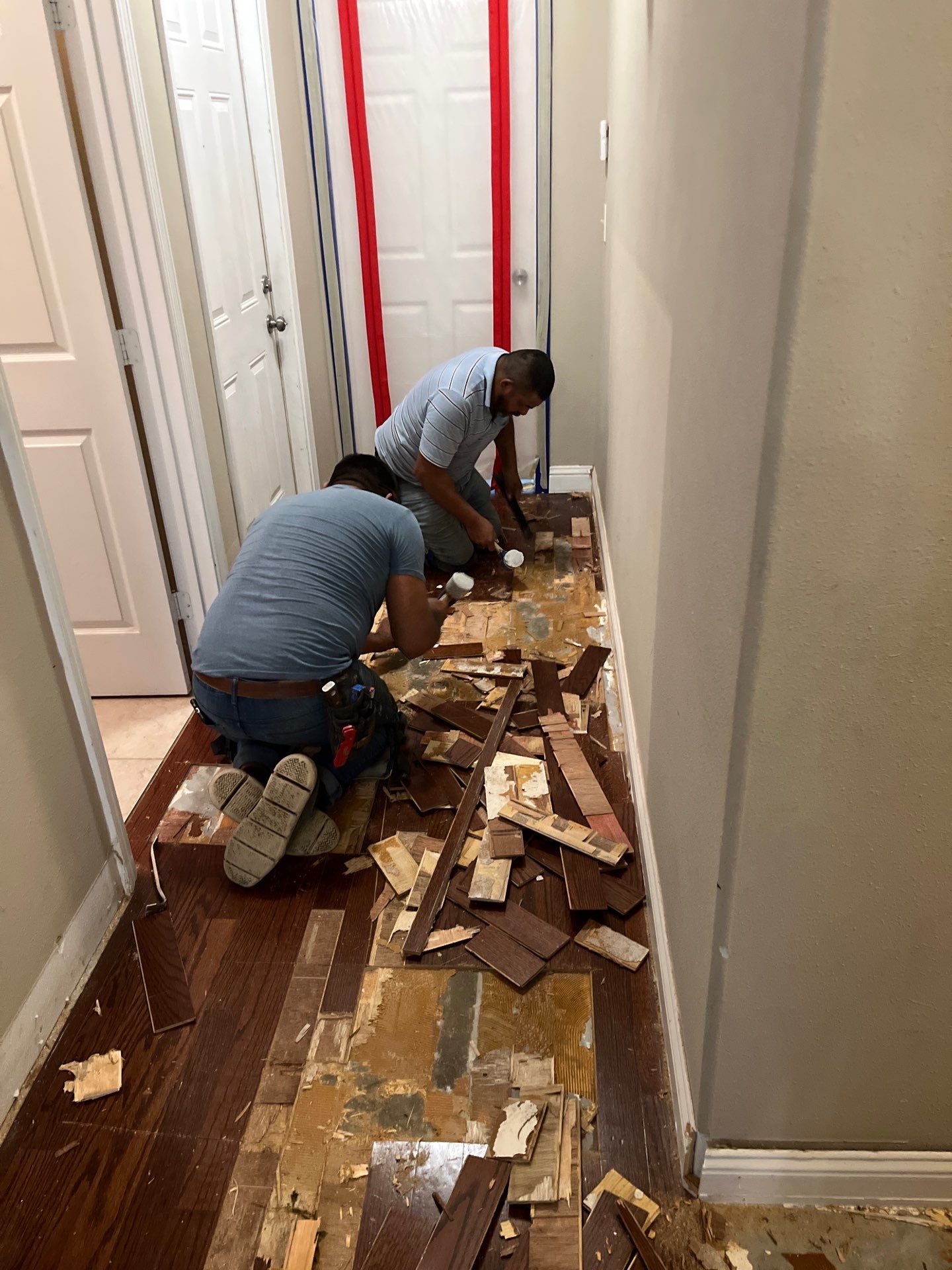 Kitchen Remodel and Water Damage Restoration Project by L&T General Contractors and Restoration INC