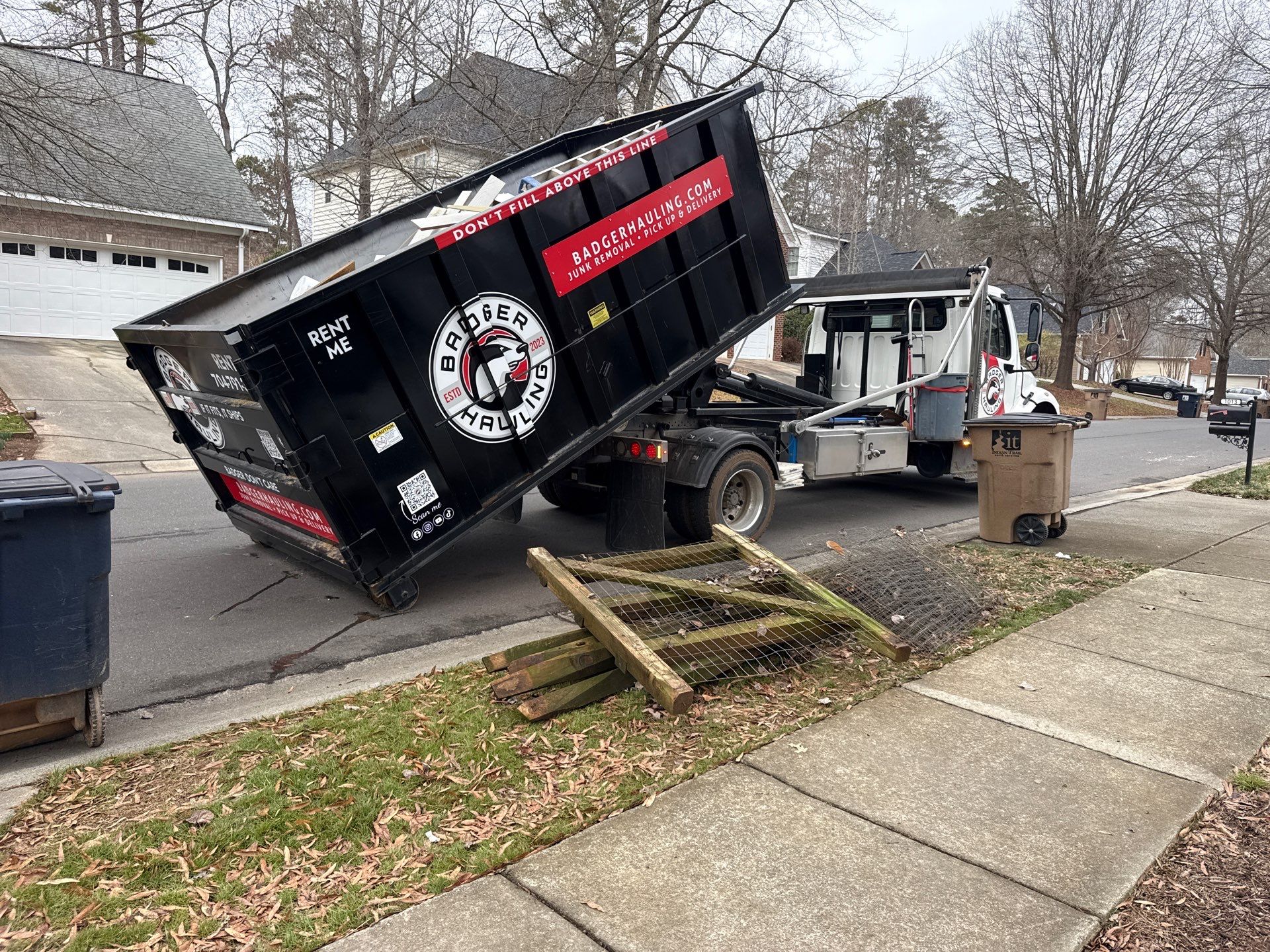 Project in Indian Trail by Badger Hauling