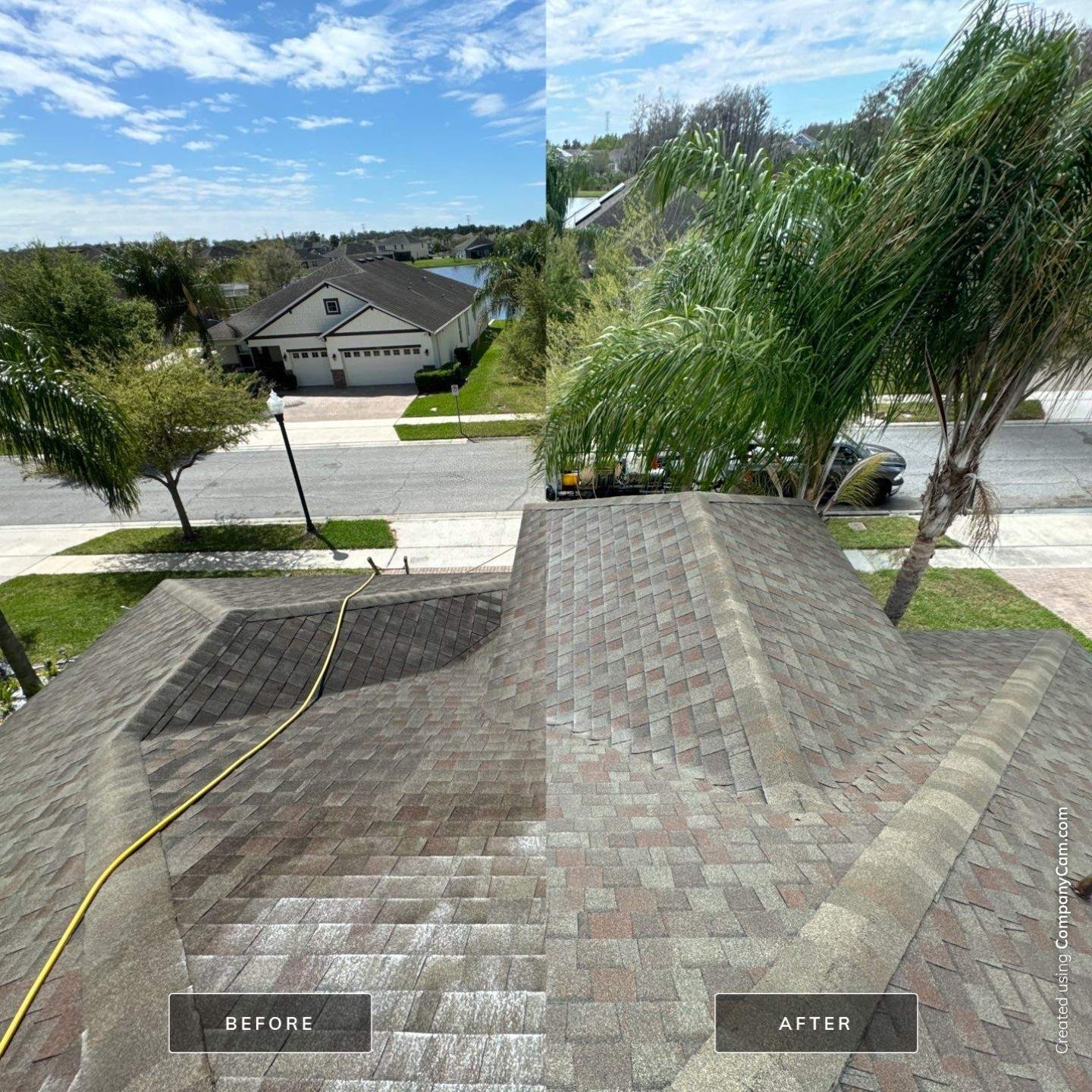 Shingle Roof Cleaning by Mallard Systems