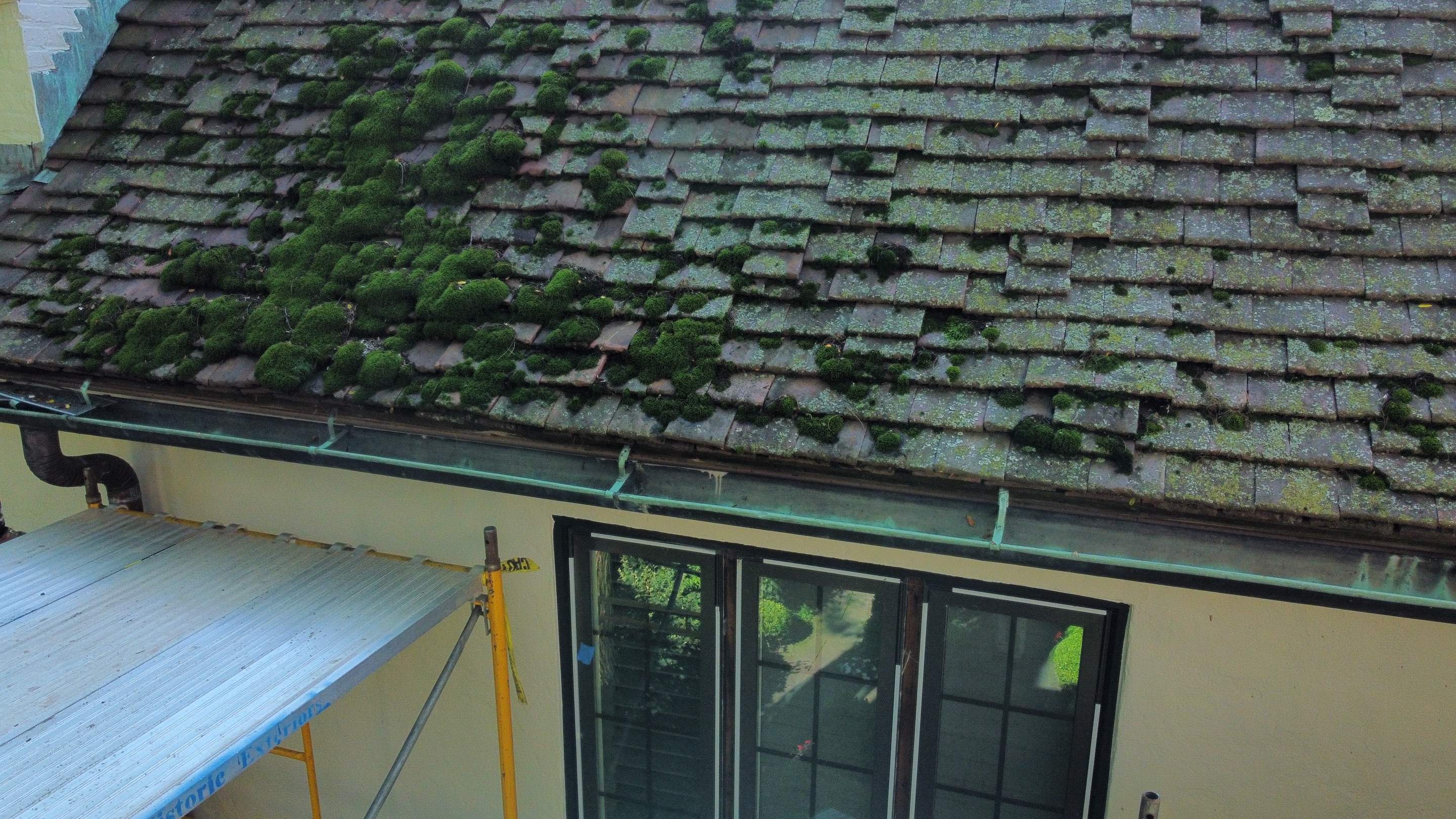 Ludowici Roof Installment and Half Round Copper Gutter Replacement  by Custom Installations