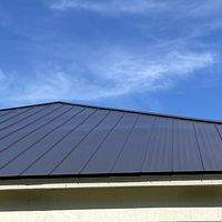 24ga 1" Nail-Strip Dark Bronze by Total Roofing System The Metal Roof Experts
