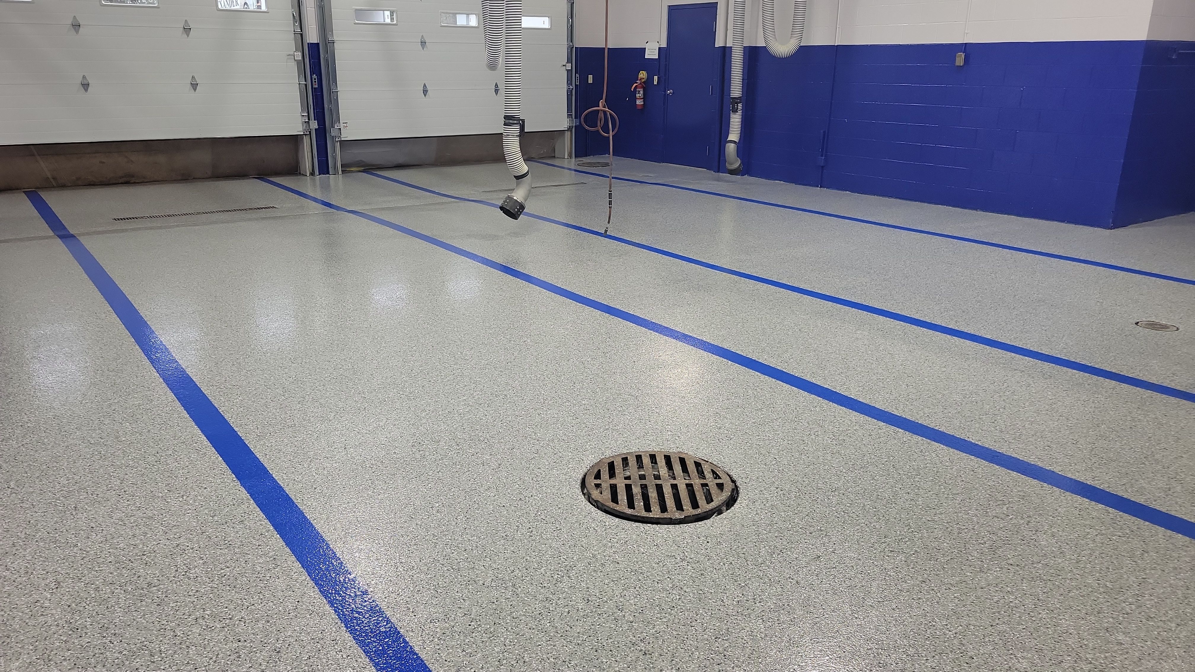 Fire Station in Stonewash - North Jackson, OH by Alexander Concrete Coatings