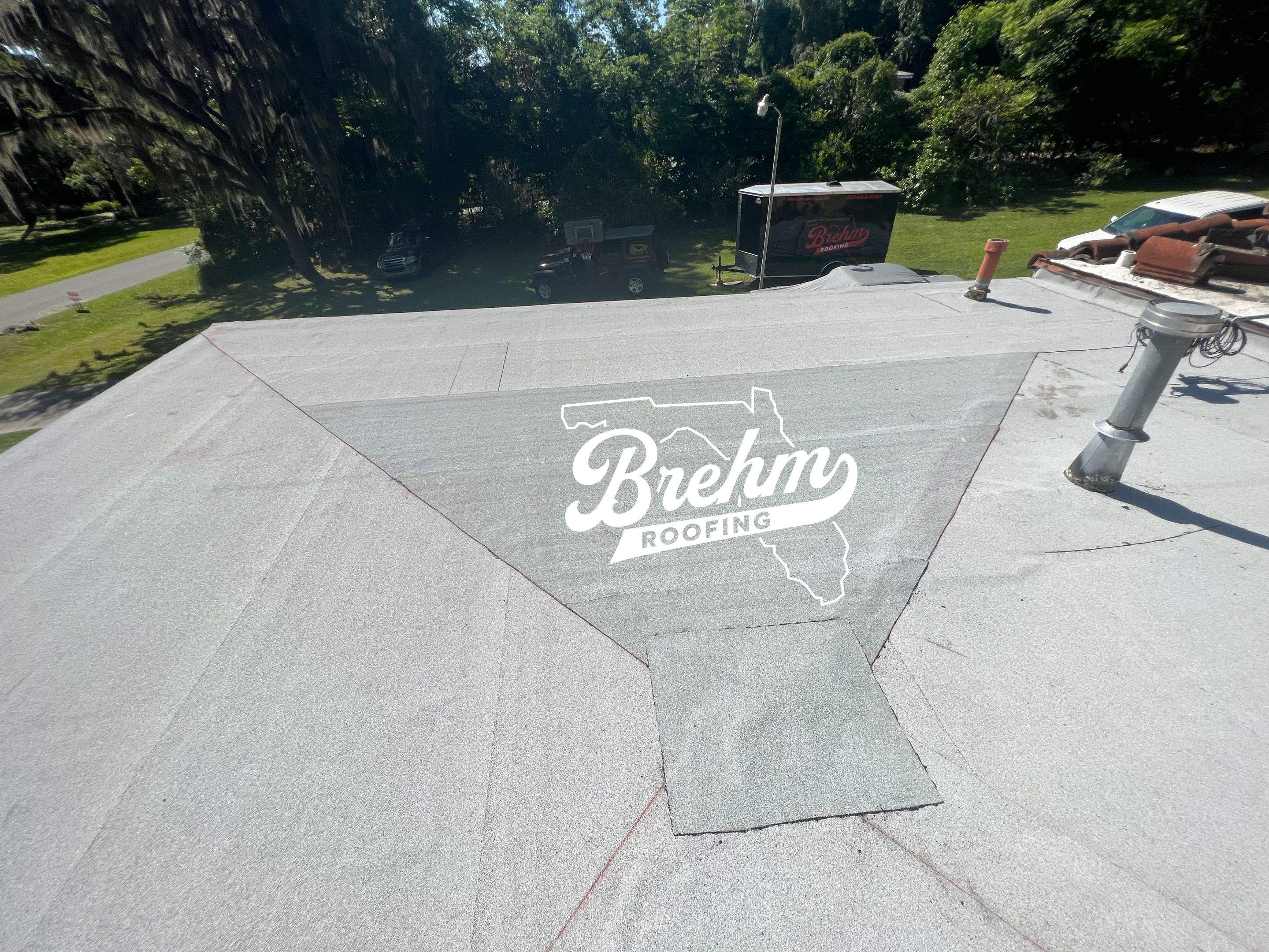 Flat Roof Replacement in Gainesville, Florida by Brehm Roofing