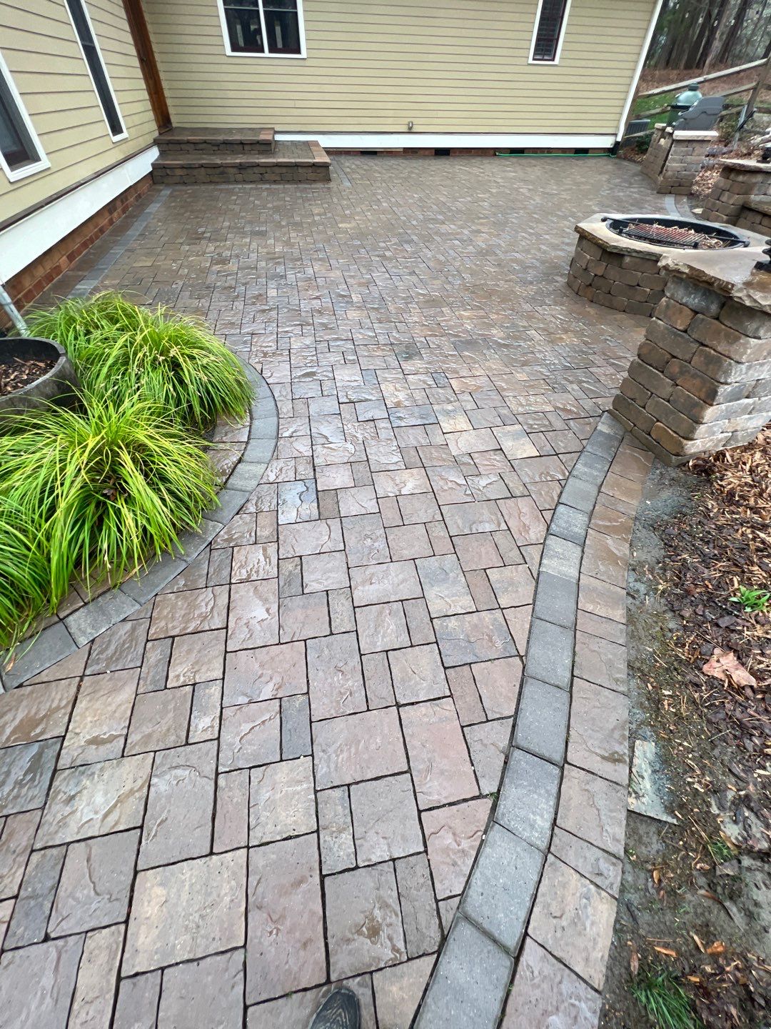 Pavers using Concrete Sealant by DuraSeal