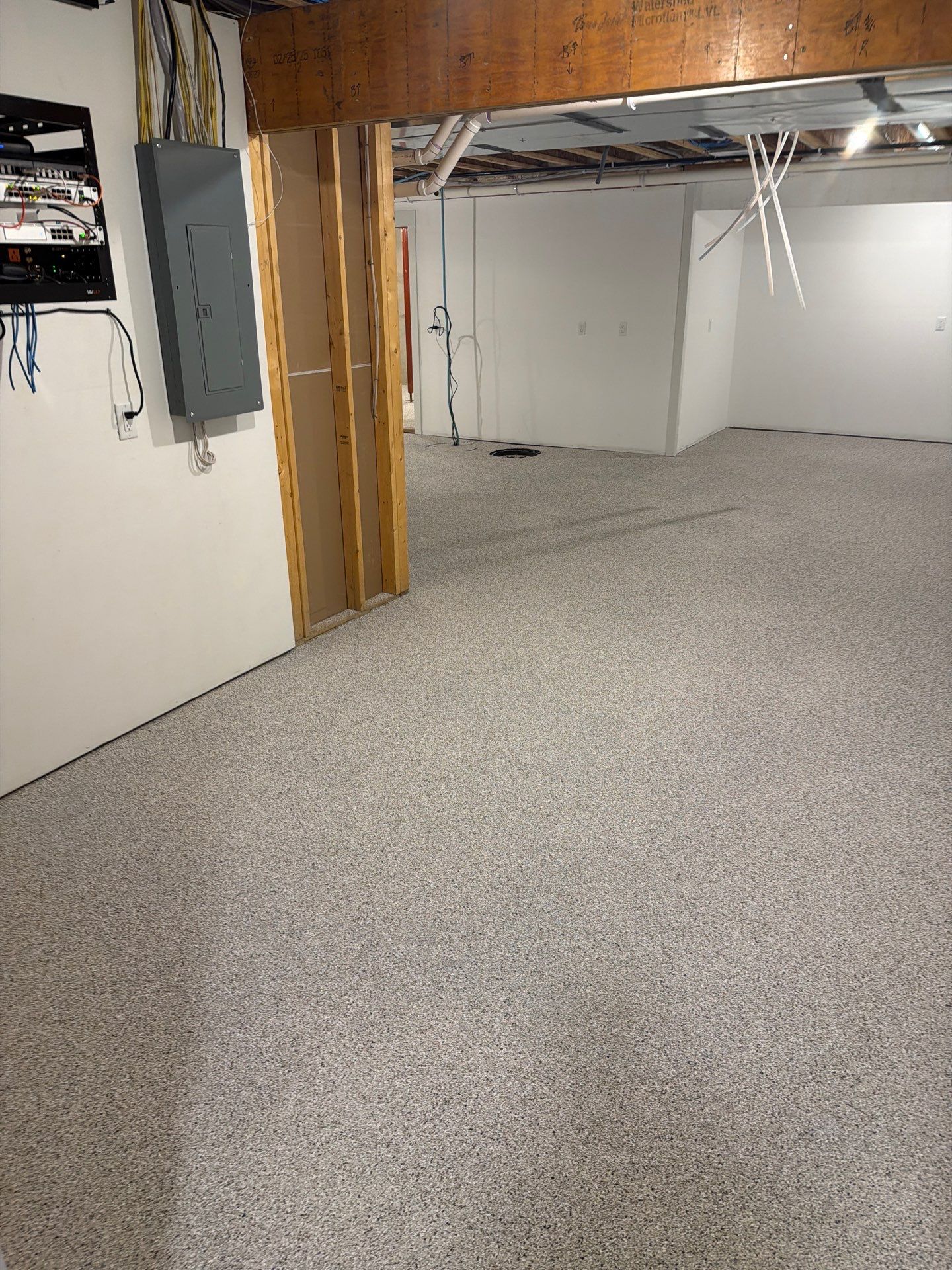Garage & Basement Epoxy Floor Coating | Whitehall, Michigan by Gordon Painting