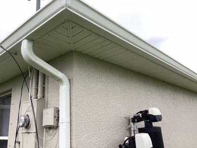 Seamless Gutters Project in Cape Coral Fl