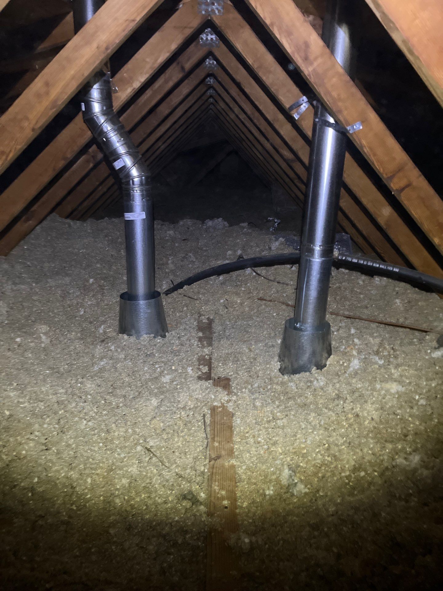 Furnace Exhaust, Water Heater Exhaust, and Roof Repair from fallen tree by Premier Chimney and Roofing