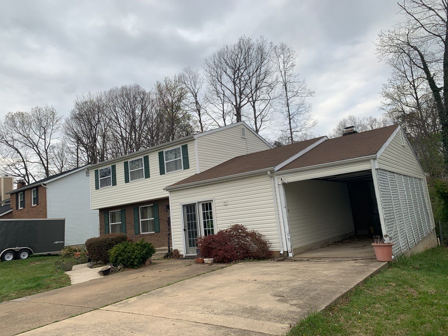 Siding Installation using CertainTeed Vinyl Double 5" Dutchlap Vinyl Siding by RJC General Construction, LLC.
