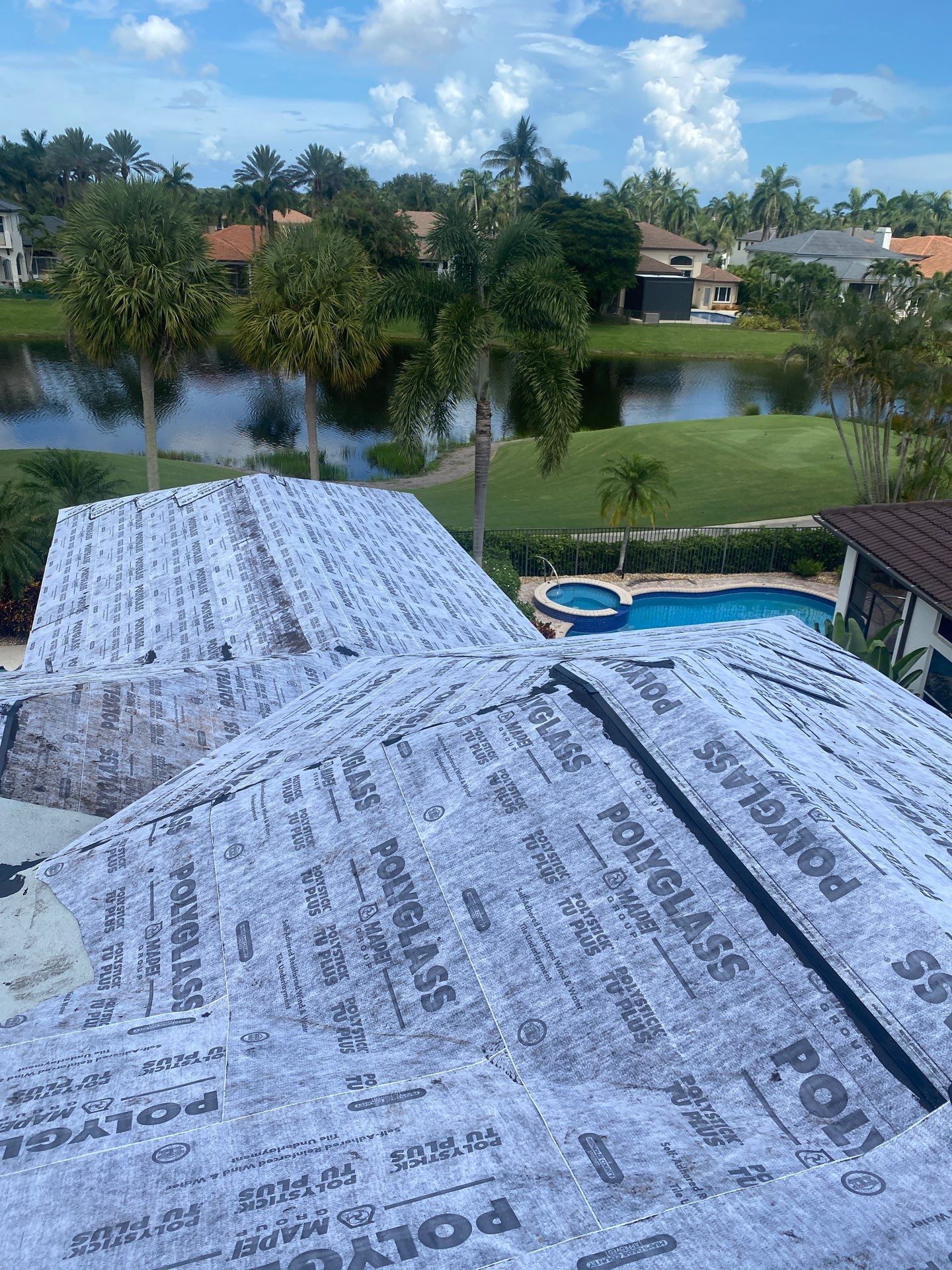 Residential Roofing Installation using Eagle Roofing Tile by BLUES BROTHERS ROOFING