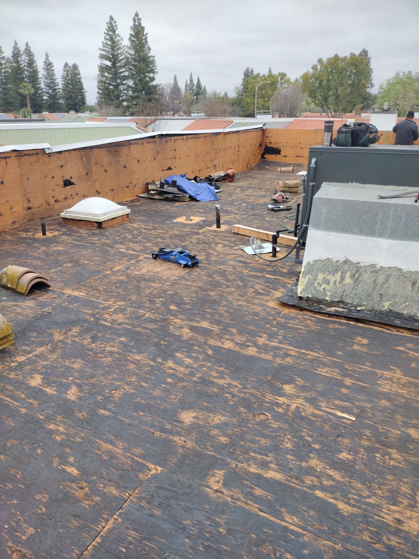 Residential TPO Flat Roofing - Fresno CA by Grandmark Service Company