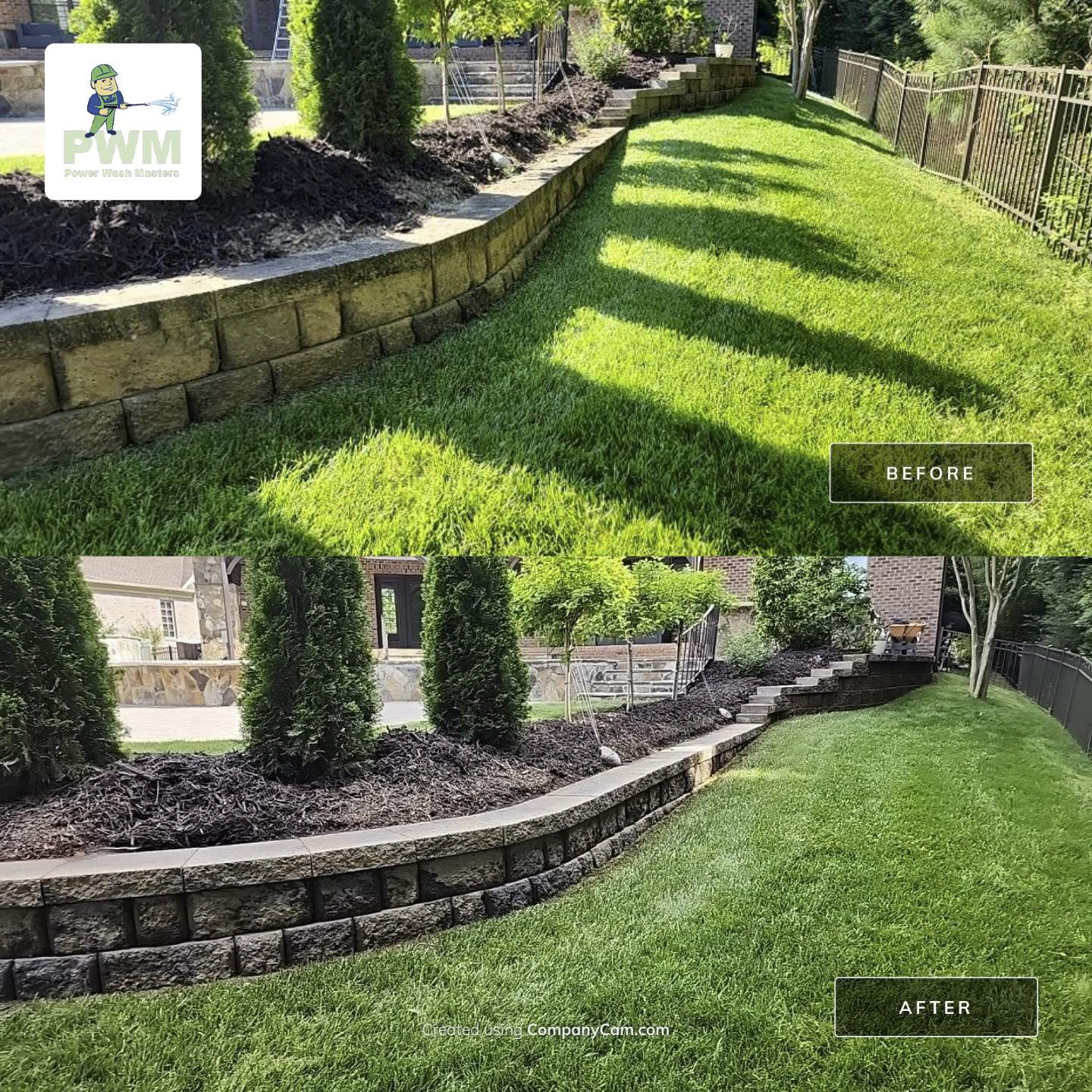 House Wash using cleaner by Power Wash Masters LLC