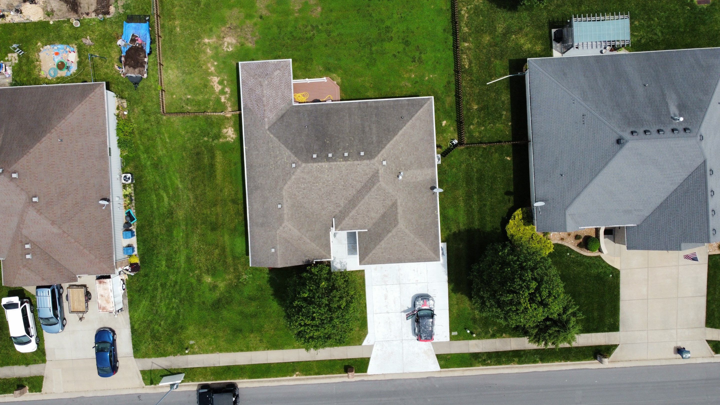 Residential Roofing + Downspouts & Gutter Guards Install  by Titan Commercial & Residential Roofing 