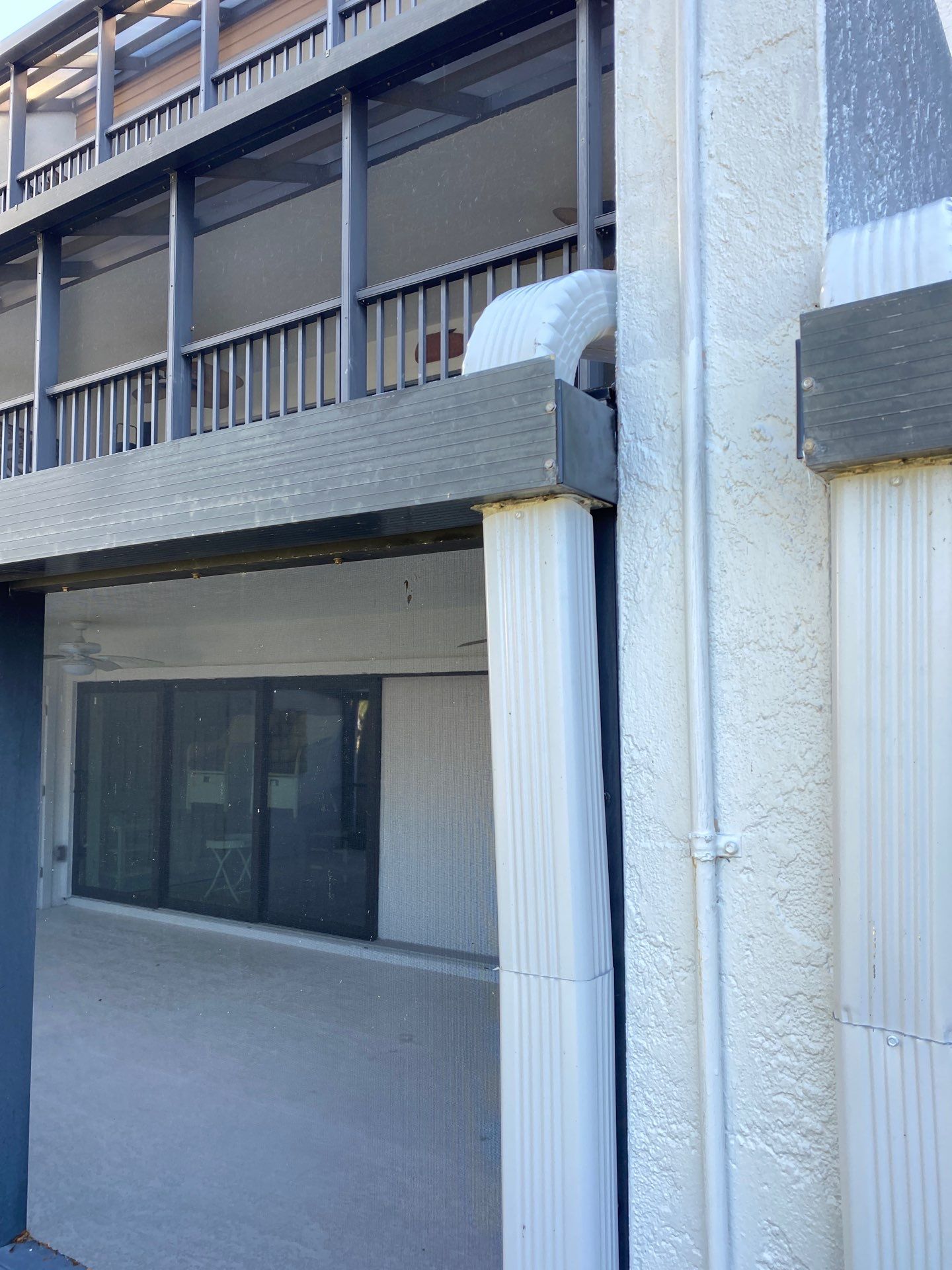 Gutter cleaning all buildings are the same for 6 units in Fort Myers FL by Gutter Professors