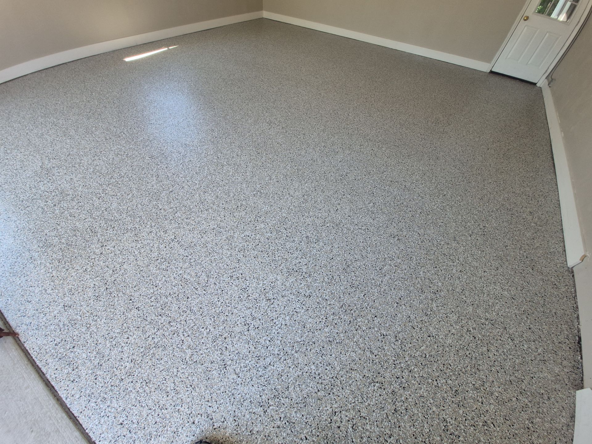 Garage in Mt. Pleasant by Wise Coatings of Central Michigan